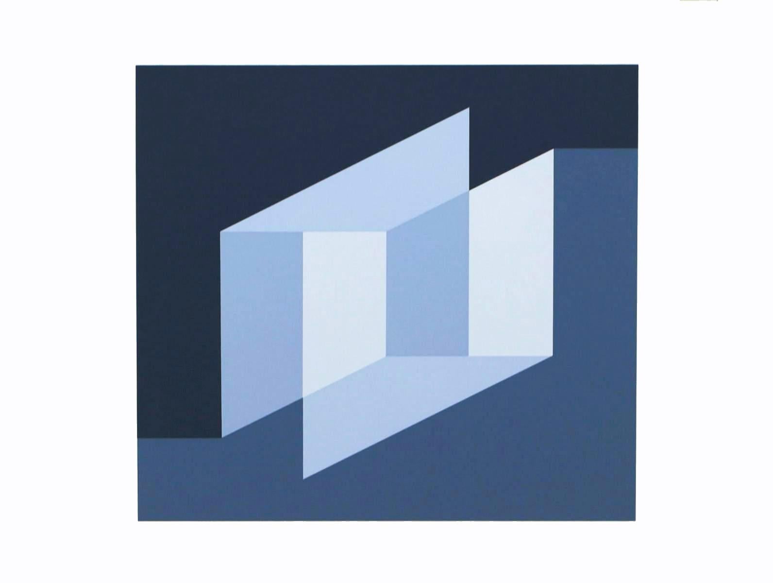 Josef Albers Abstract Print - Formulation : Articulation, Portfolio II, Folder 25 (B)