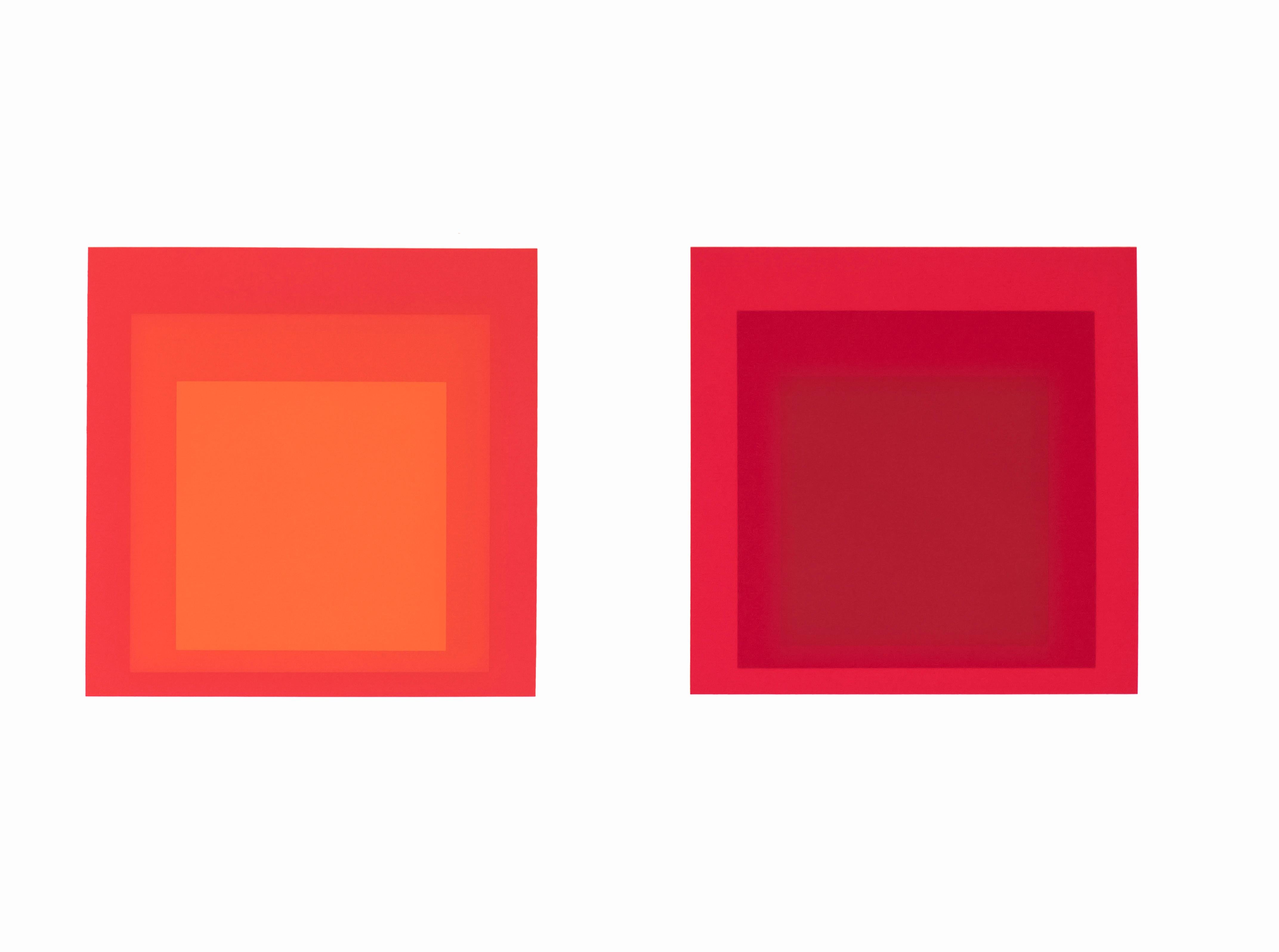 Josef Albers Abstract Print - Formulation : Articulation, Portfolio II, Folder 28 (B) "Homage to the Square"