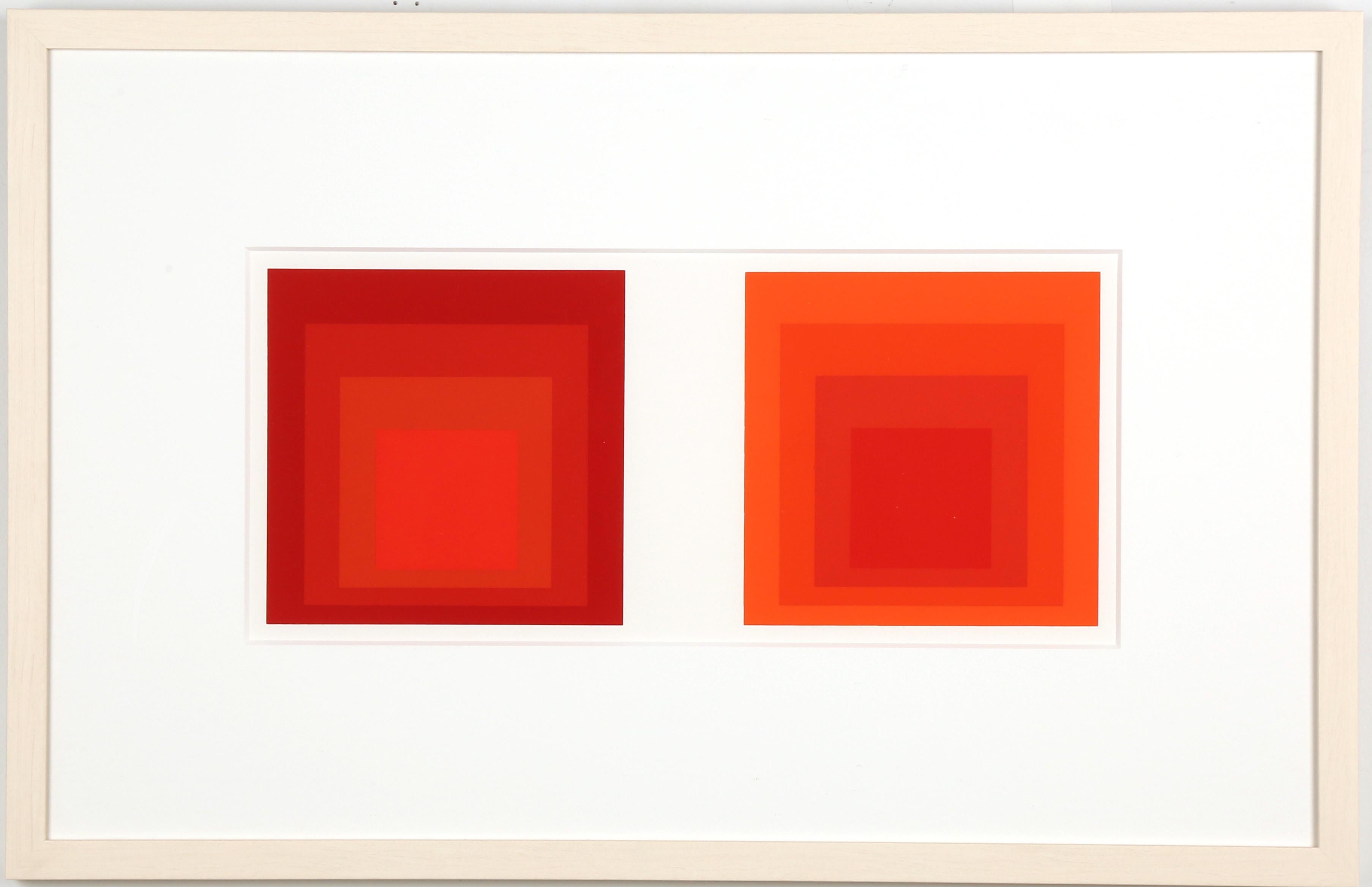 Josef Albers Abstract Print - Formulation: Articulation, Portfolio II, Folder 28