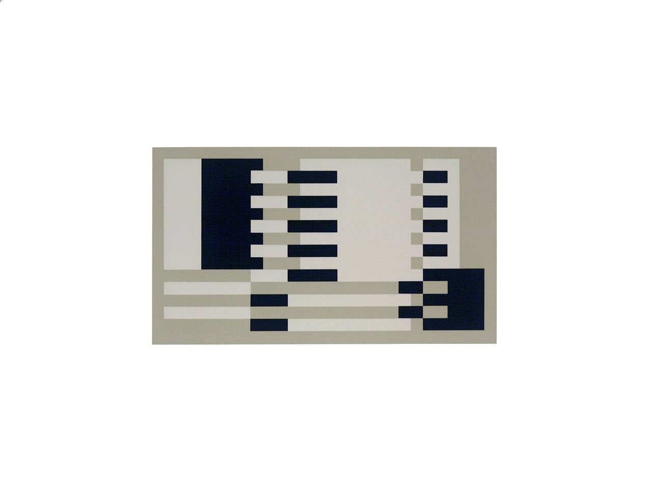 Josef Albers Abstract Print - Formulation : Articulation , Portfolio II Folder 31 (B)