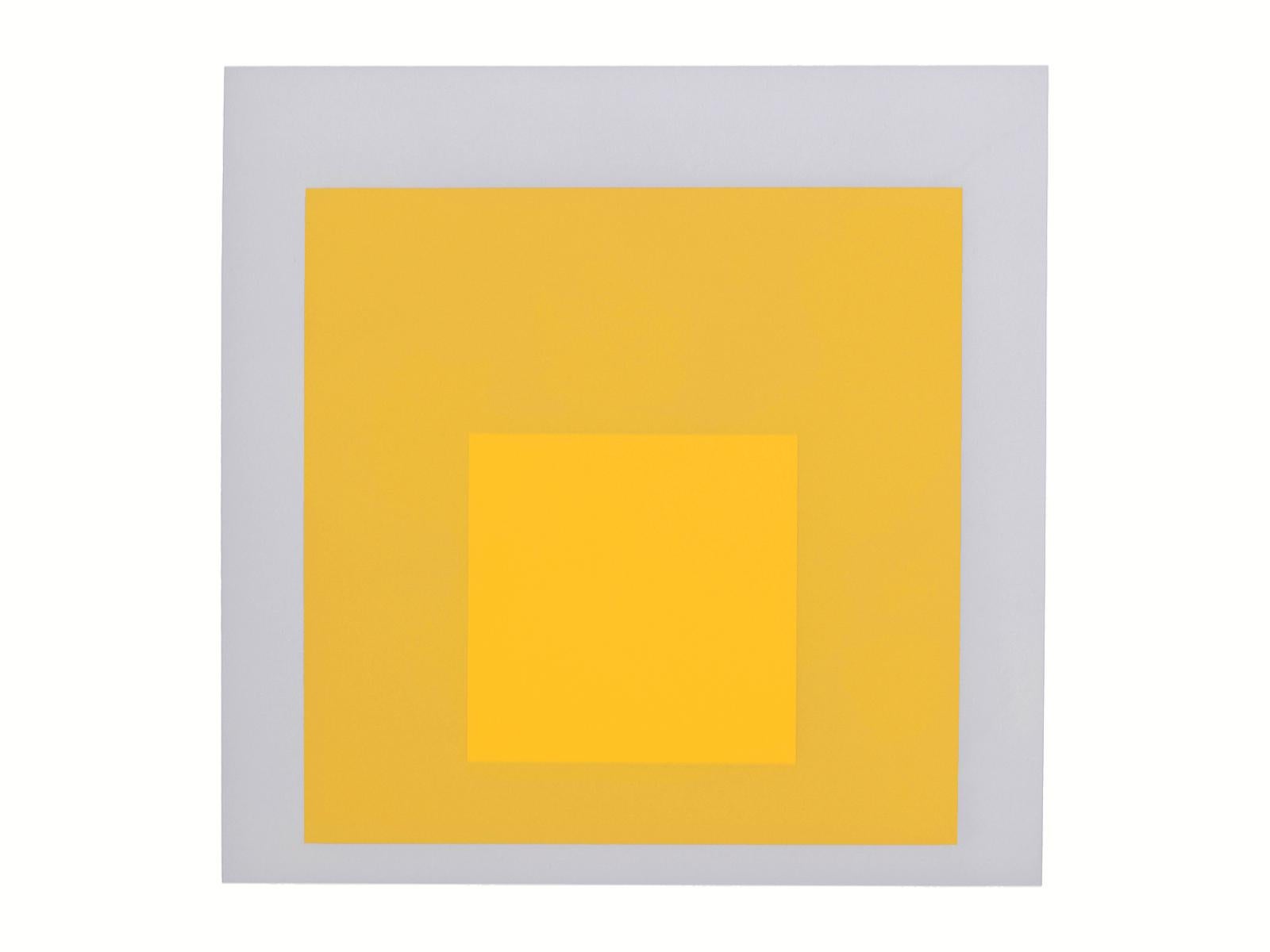 Josef Albers Abstract Print - Formulation : Articulation Portfolio II Folder 4 (B) "Homage to the Square"