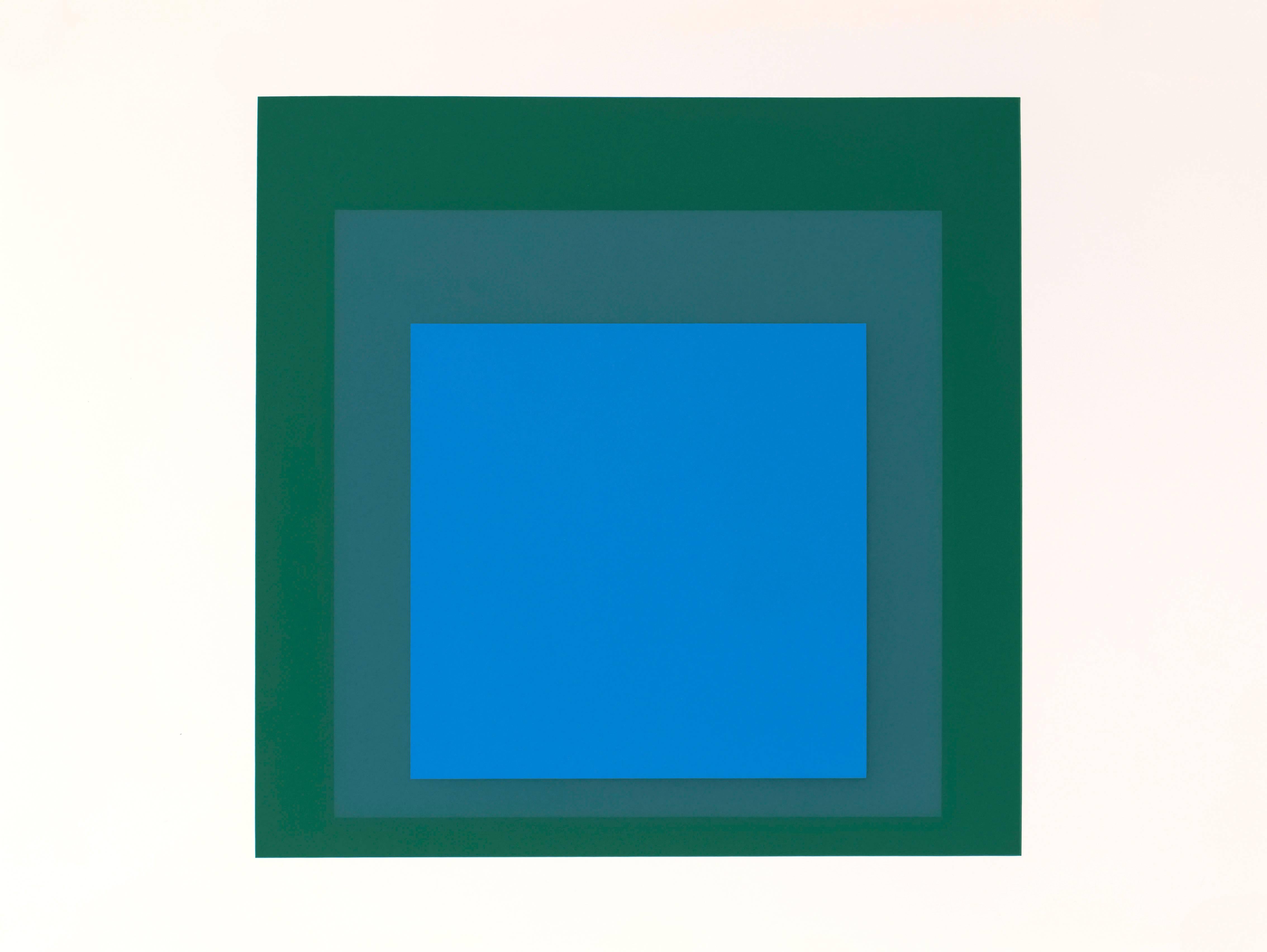 Josef Albers Abstract Print - Formulation : Articulation, Portfolio II, Folder 7 (B
