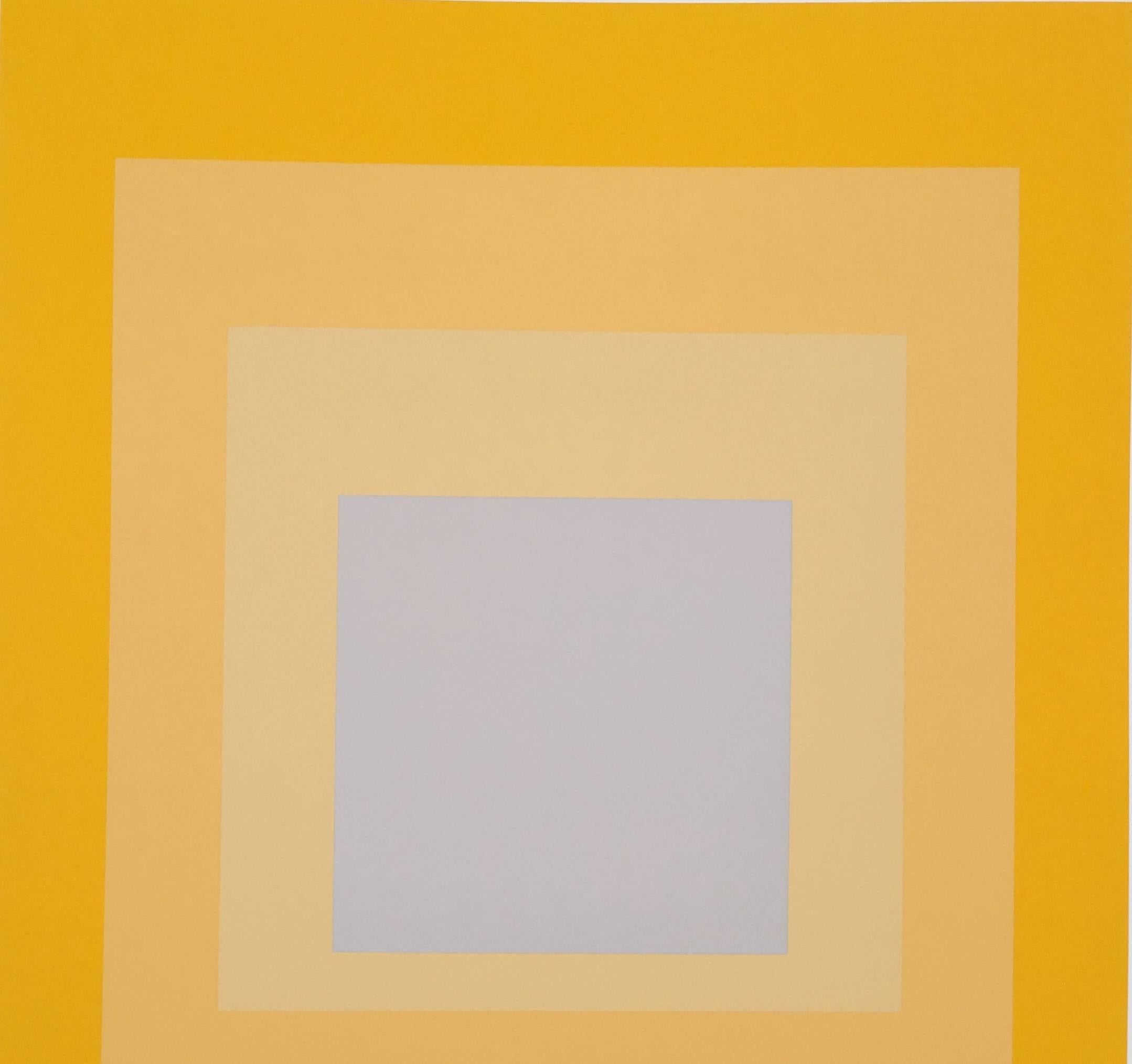 Josef Albers Abstract Print - Formulation: Articulation, Portfolio I, Folder 20