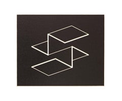 from "Structural Constellations" - Abstract, engraving, geometric, black, white