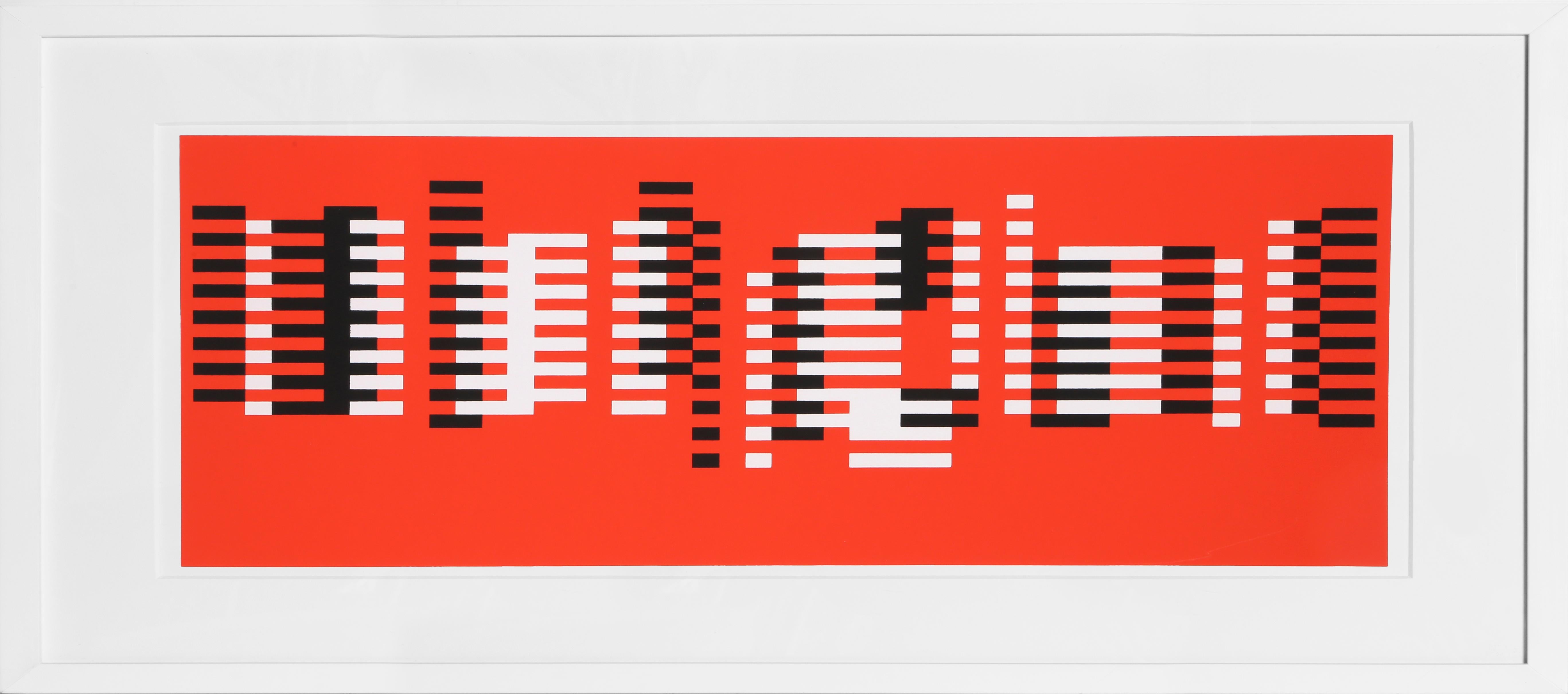 Fugue - P1, F8, I1, Abstract Geometric Screenprint by Josef Albers
