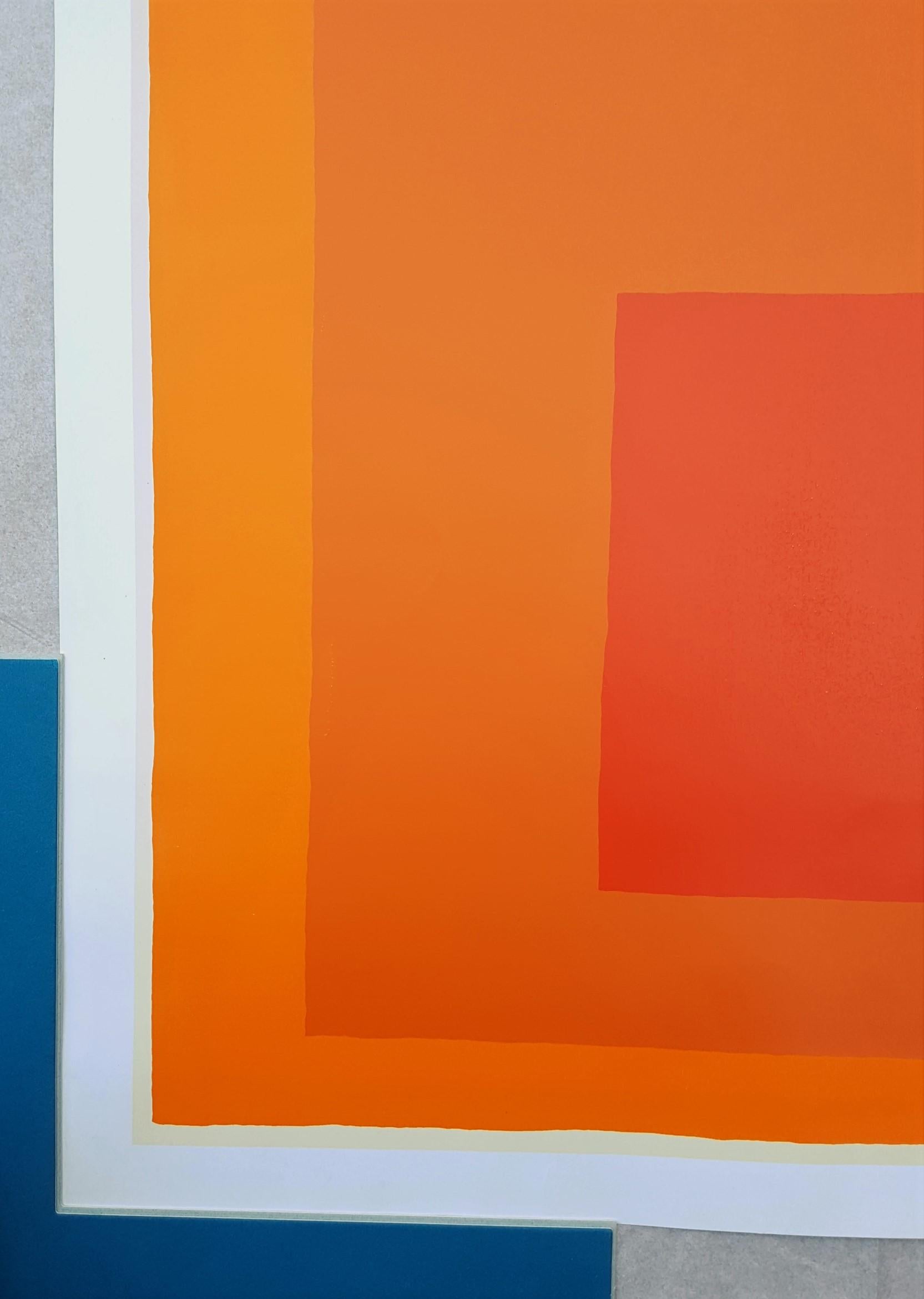 Galerie Melki (Homage to the Square) - Abstract Geometric Print by Josef Albers
