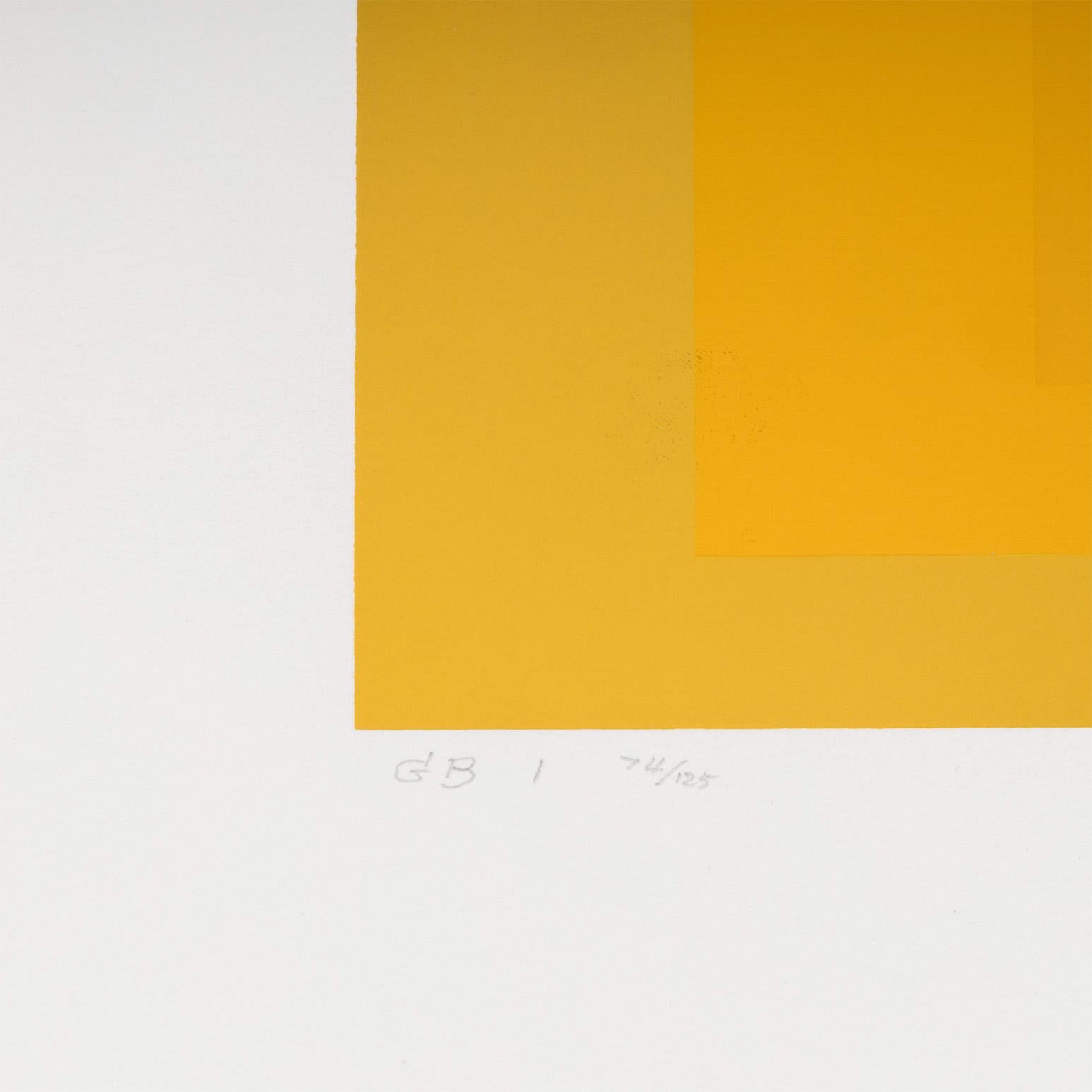 Garden Yellows - Print by Josef Albers
