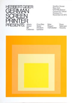 Herbert Geier German Screen Printer Presents