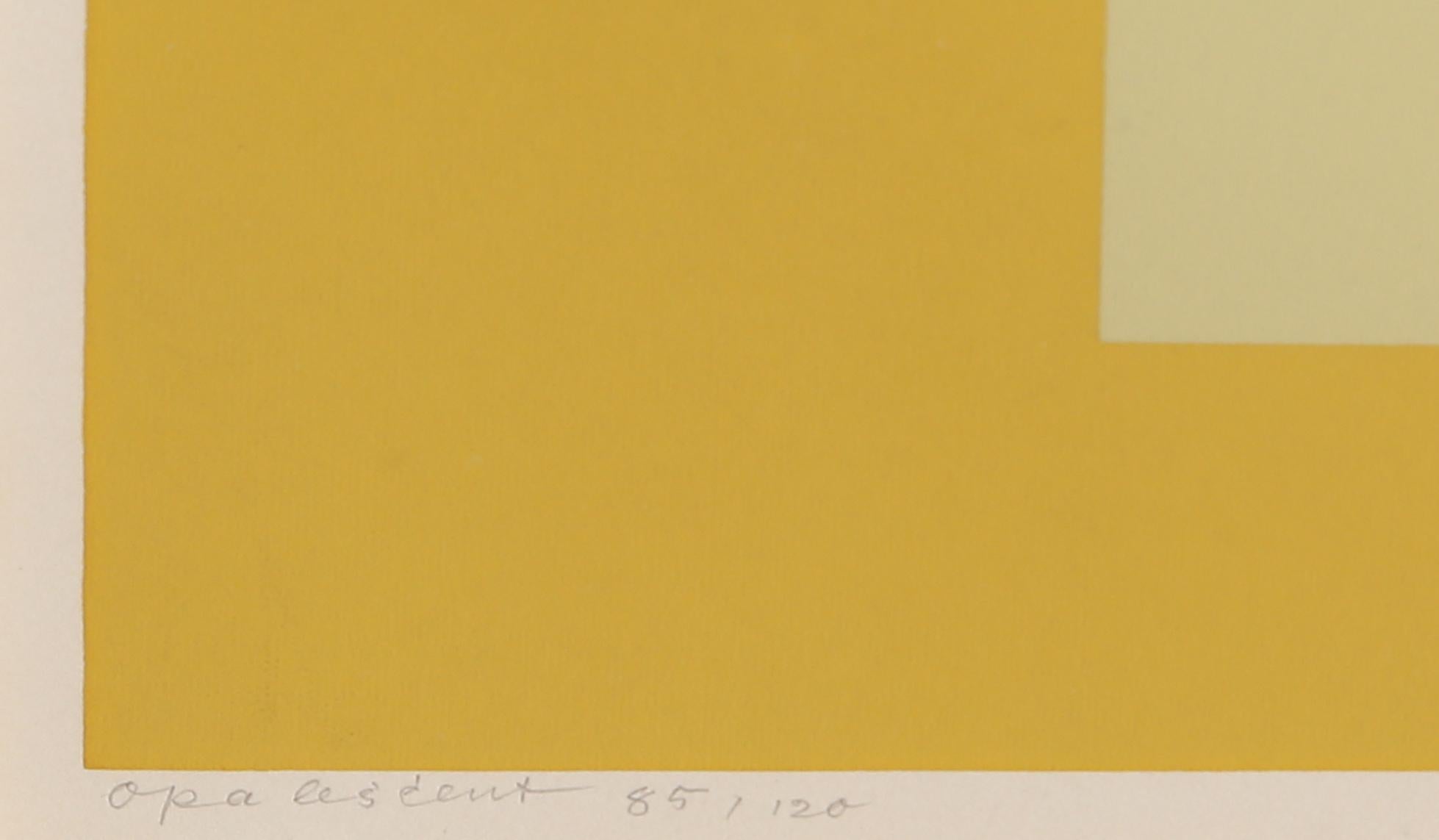 Homage the Square (Opalescent), Silkscreen by Josef Albers 1965 3