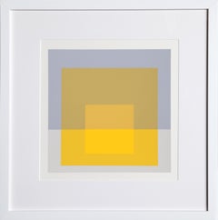 Homage to the Square, Framed Silkscreen by Josef Albers 1972