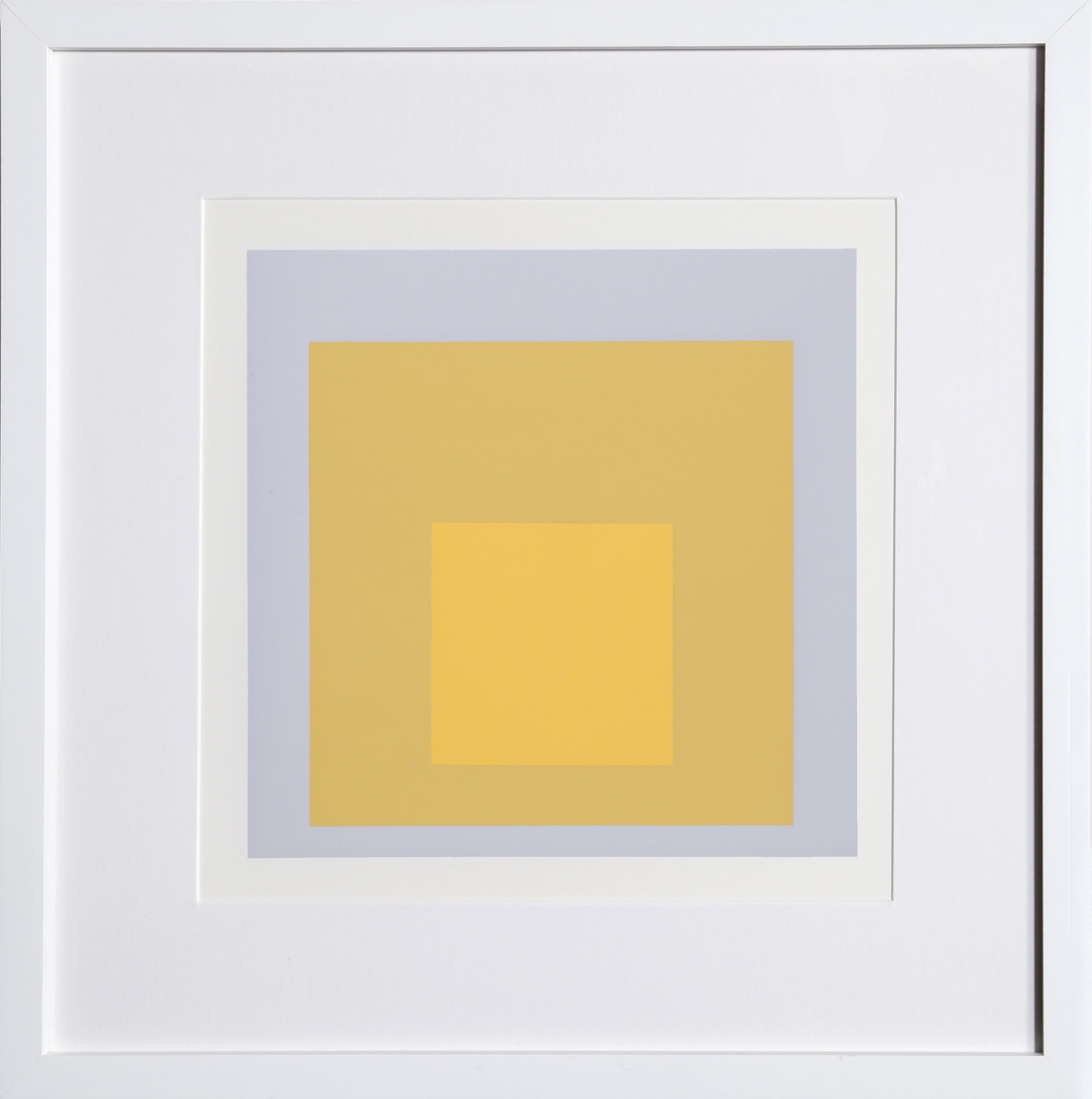 Josef Albers Abstract Print - Homage to the Square - P2, F4, I1