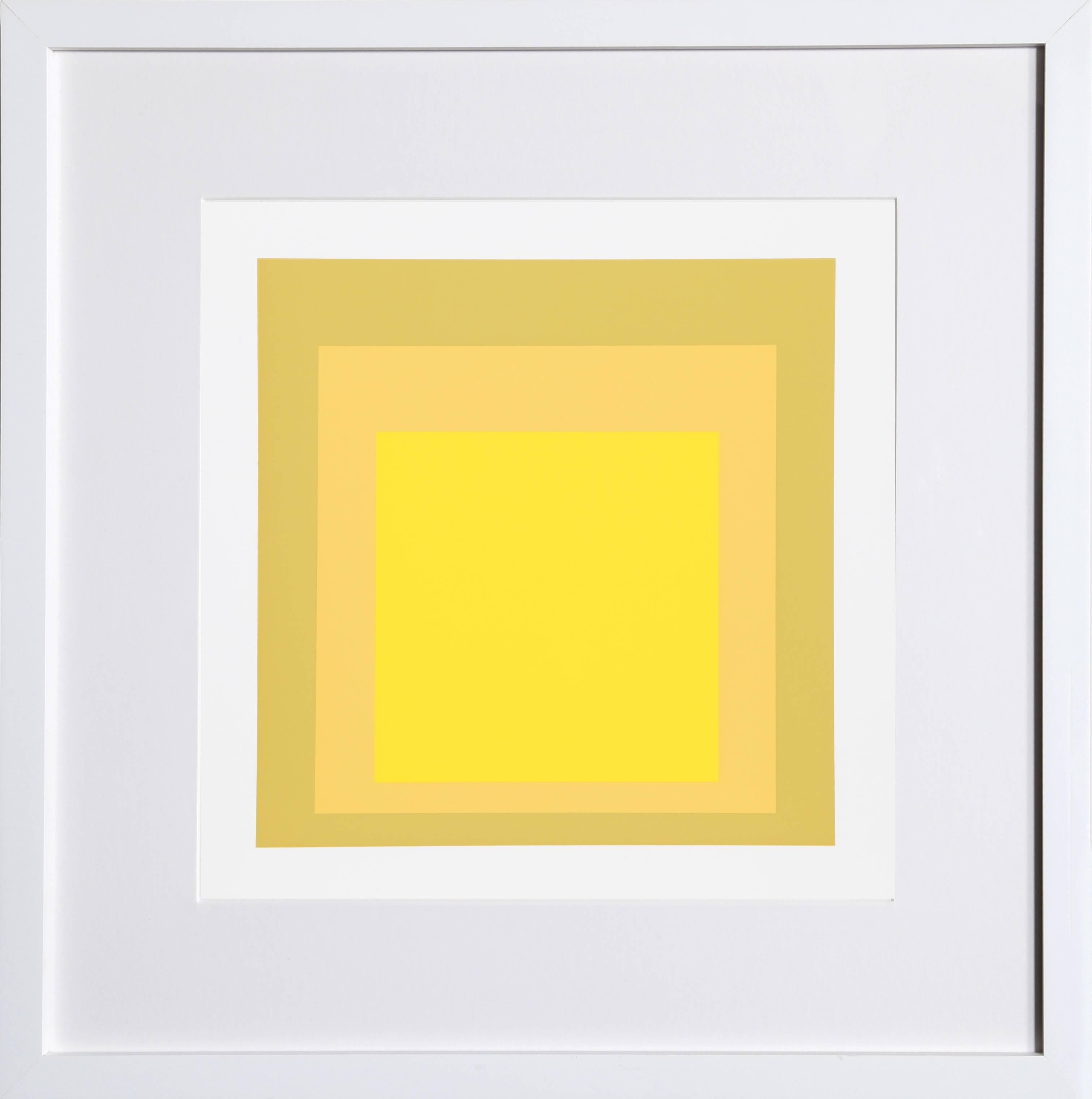 Josef Albers Abstract Print - Homage to the Square from Formulation: Articulation