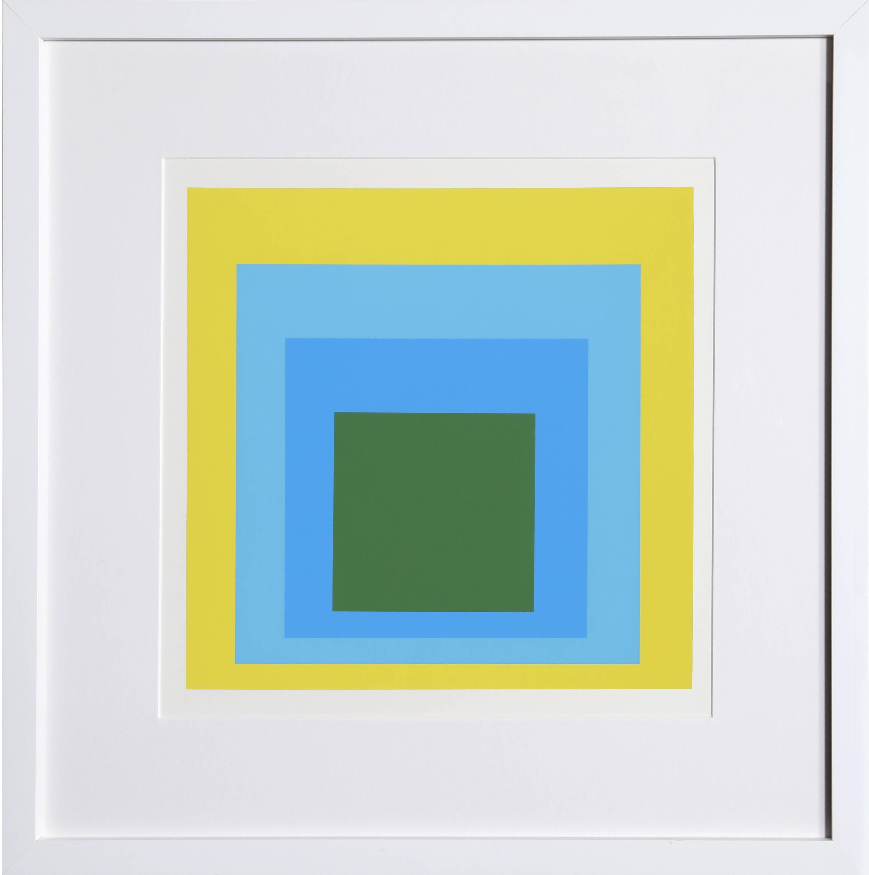 Josef Albers Abstract Print - Homage to the Square from Formulation: Articulation