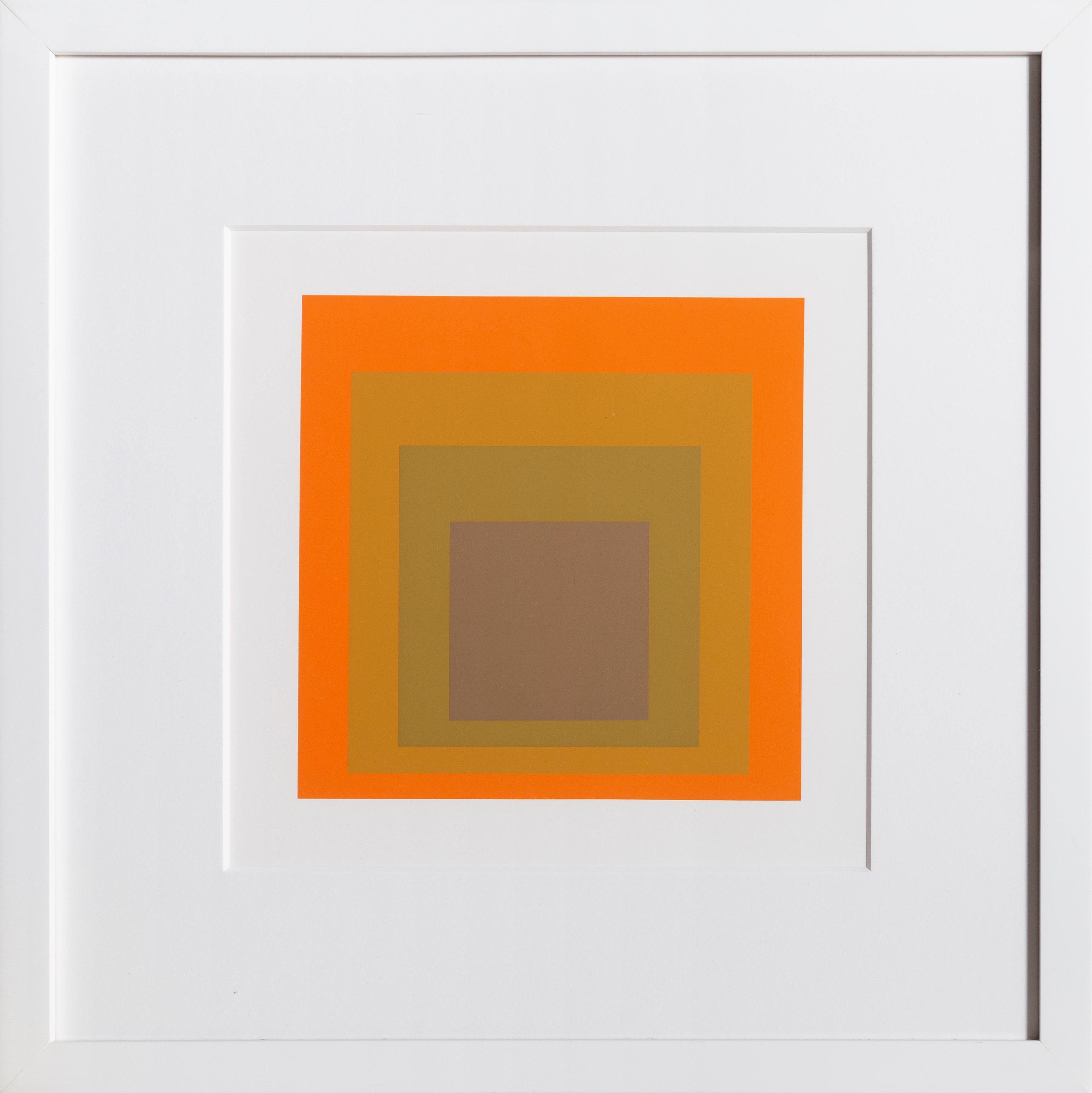 Josef Albers Abstract Print - Homage to the Square from Formulation: Articulation