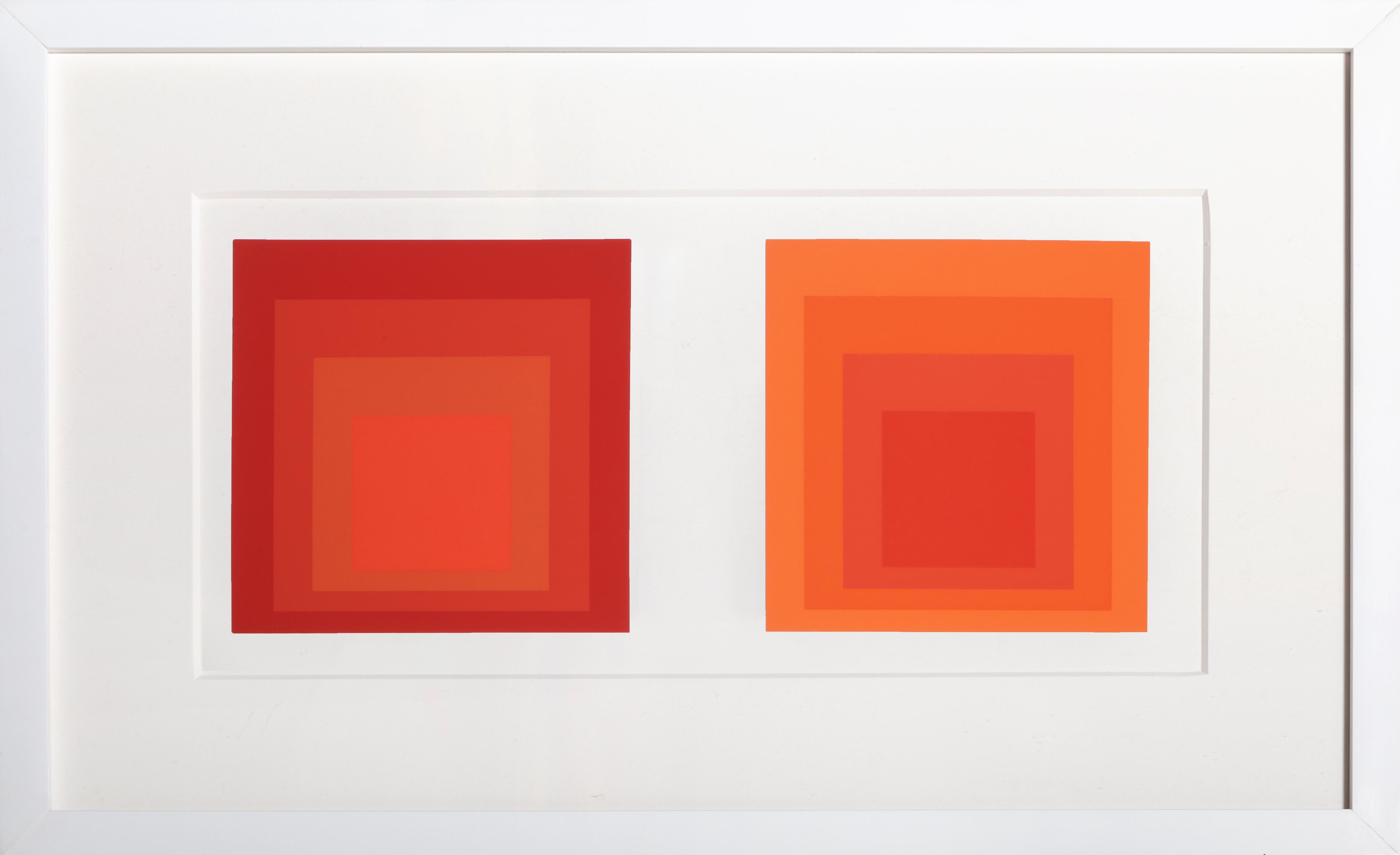 Josef Albers Abstract Print - Homage to the Square - P2, F28, I1