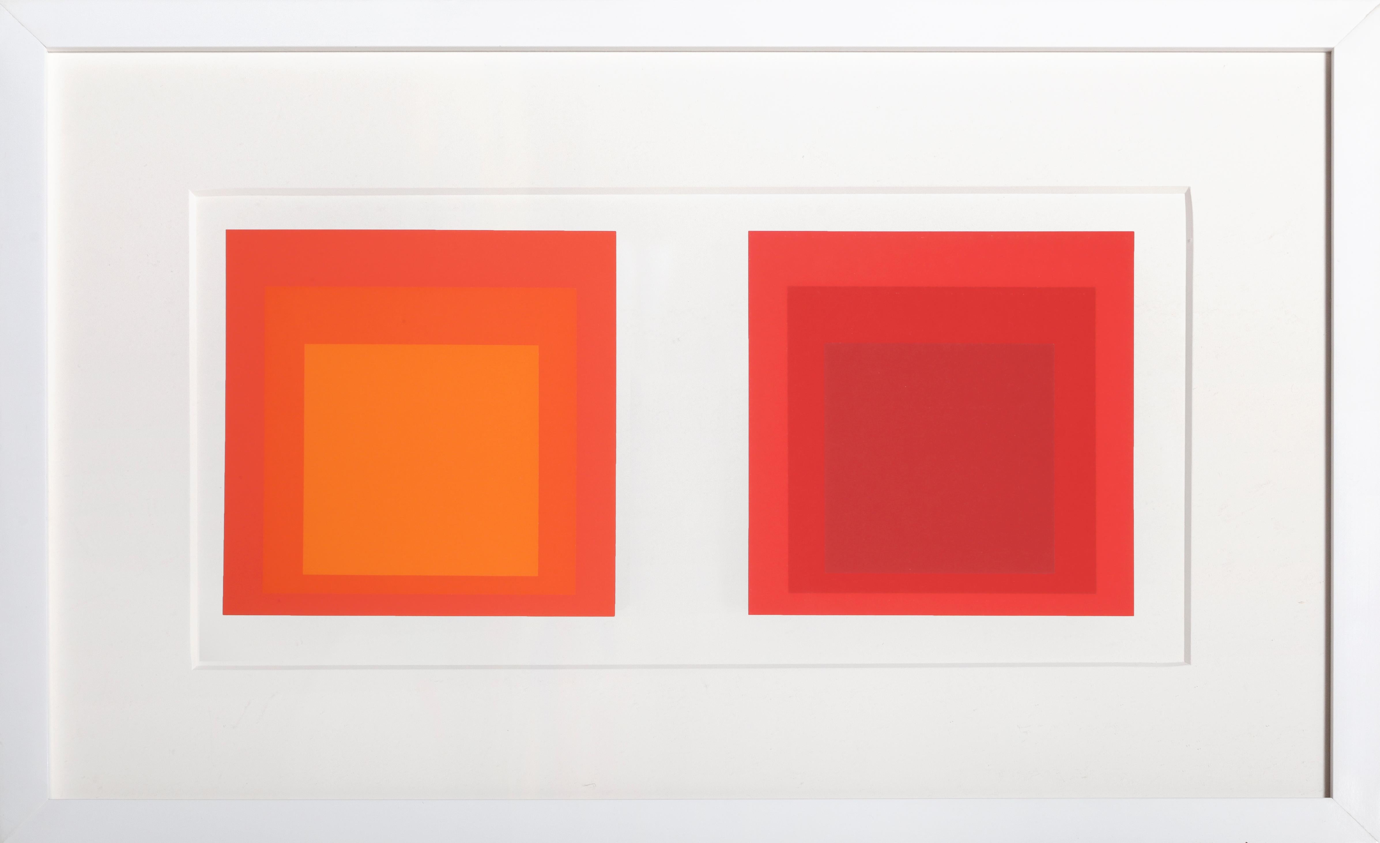 Josef Albers Abstract Print - Homage to the Square - P2, F28, I2