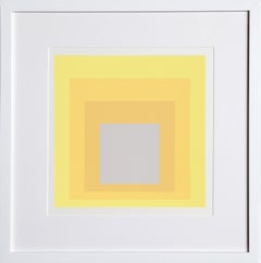 Homage to the Square - P1, F19, I1, Framed Screenprint by Josef Albers