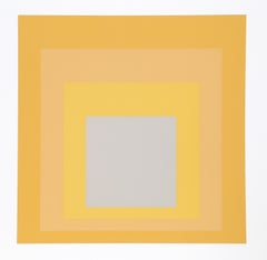 Omaggio al quadrato - P1, F19, I2 - Serigrafia geometrica di Josef Albers