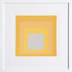 Homage to the Square - P1, F19, I2 - Geometric Screenprint by Josef Albers