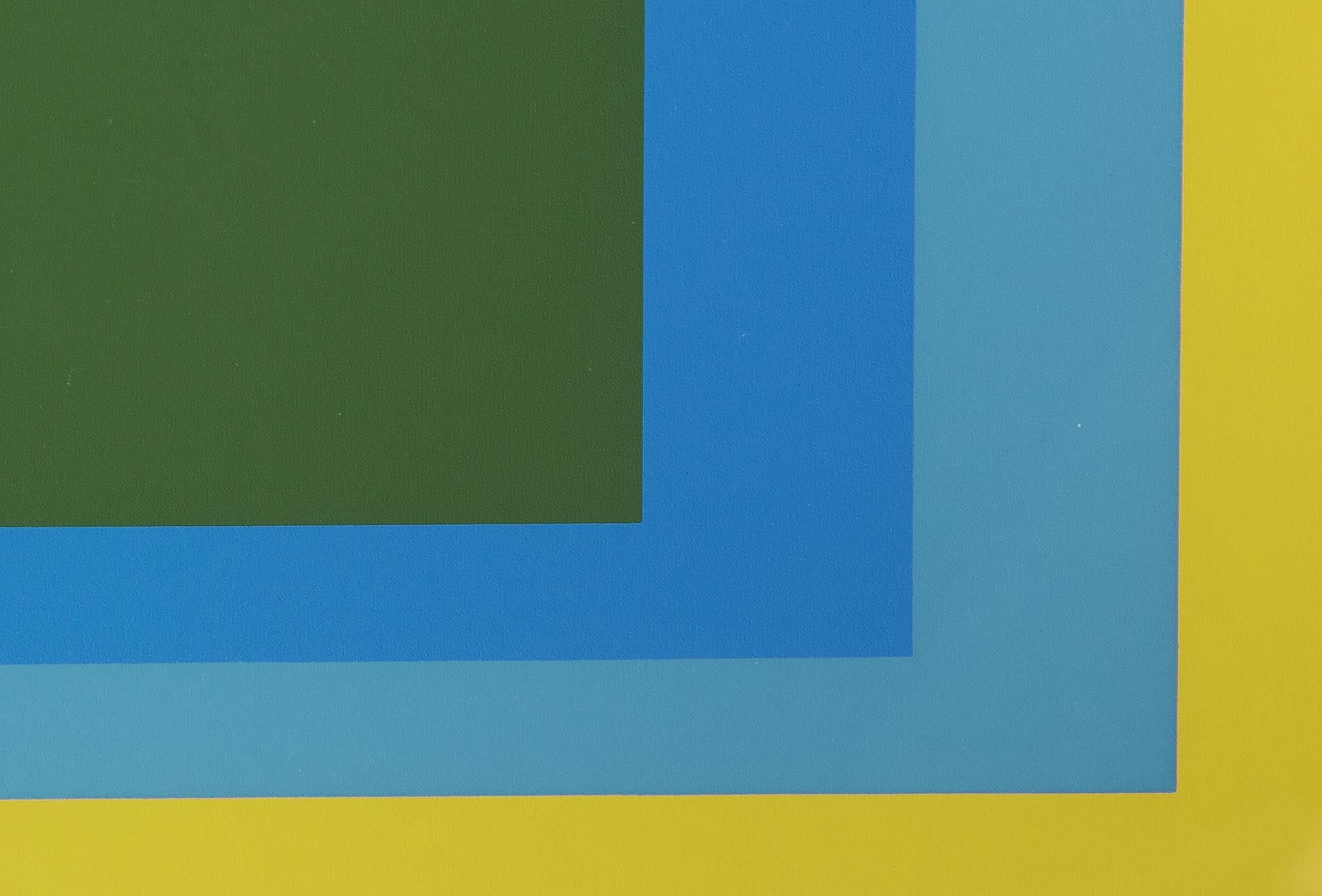 Hommage an den Platz - P1, F5, I1 – Print von Josef Albers