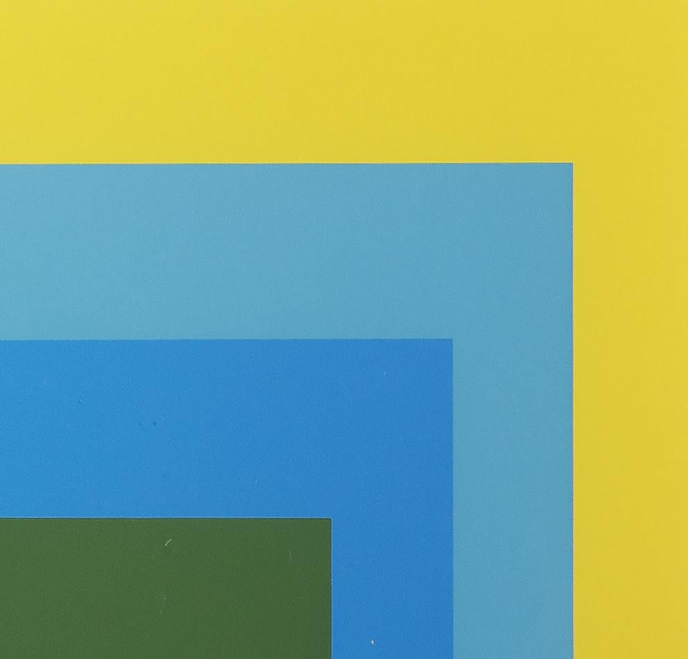 Hommage an den Platz - P1, F5, I1 (Geometrische Abstraktion), Print, von Josef Albers