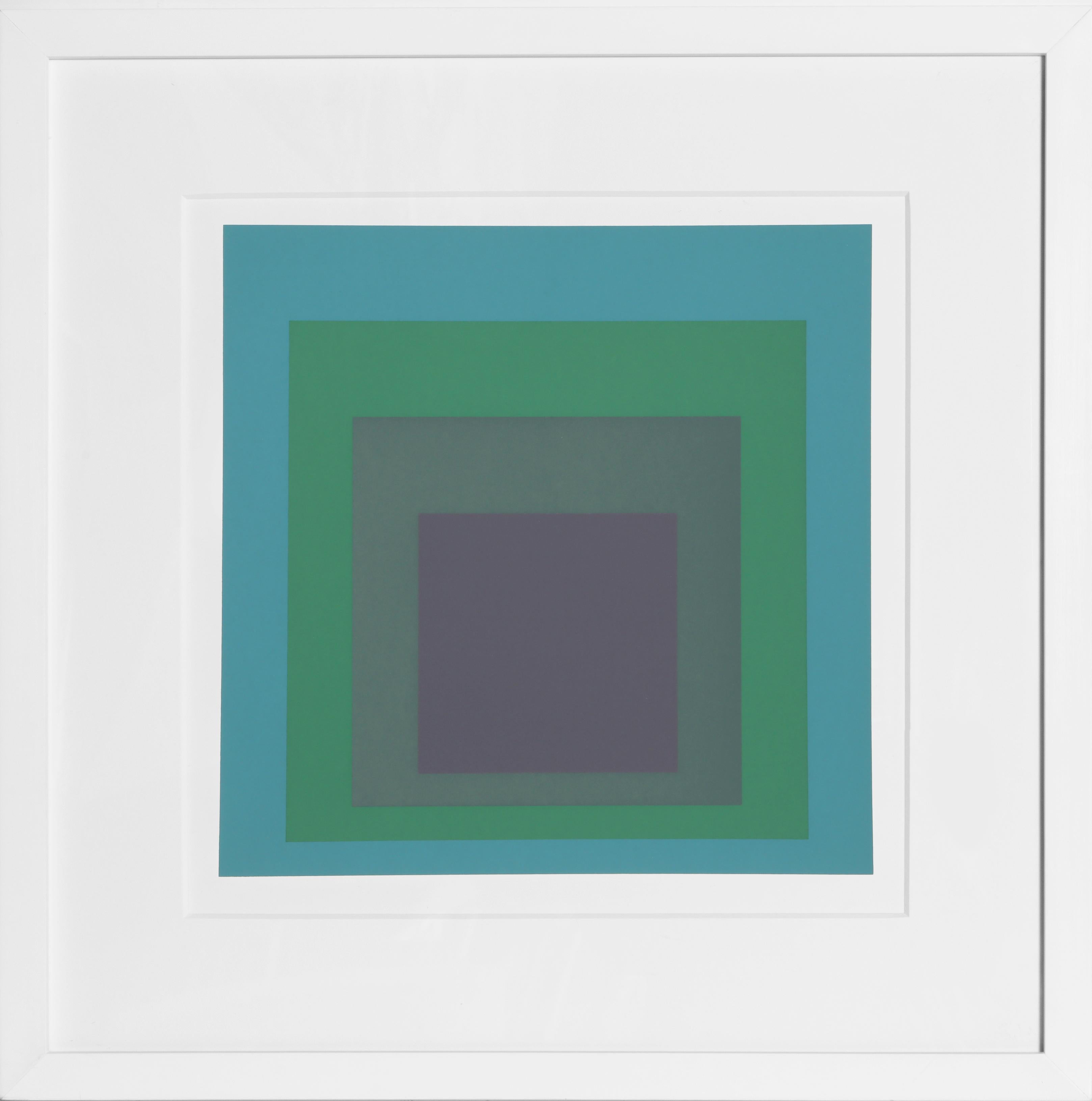 Josef Albers Abstract Print – Homage to the Square – P2, F13, I2