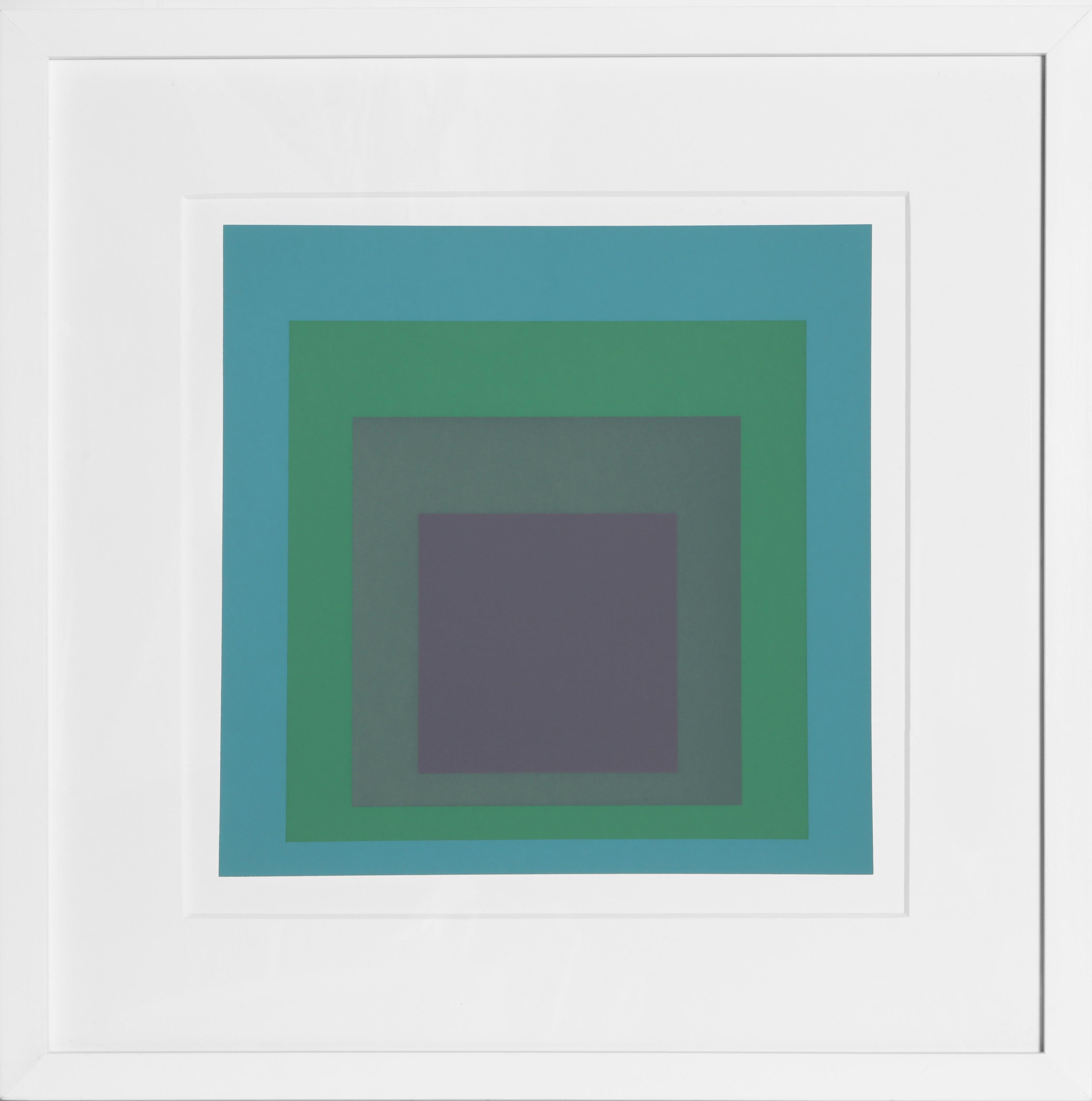 Homage to the Square - P2, F13, I2 - Geometric Screenprint by Josef Albers