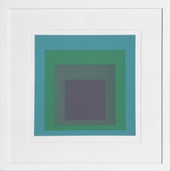 Homage to the Square - P2, F13, I2 - Geometric Screenprint by Josef Albers