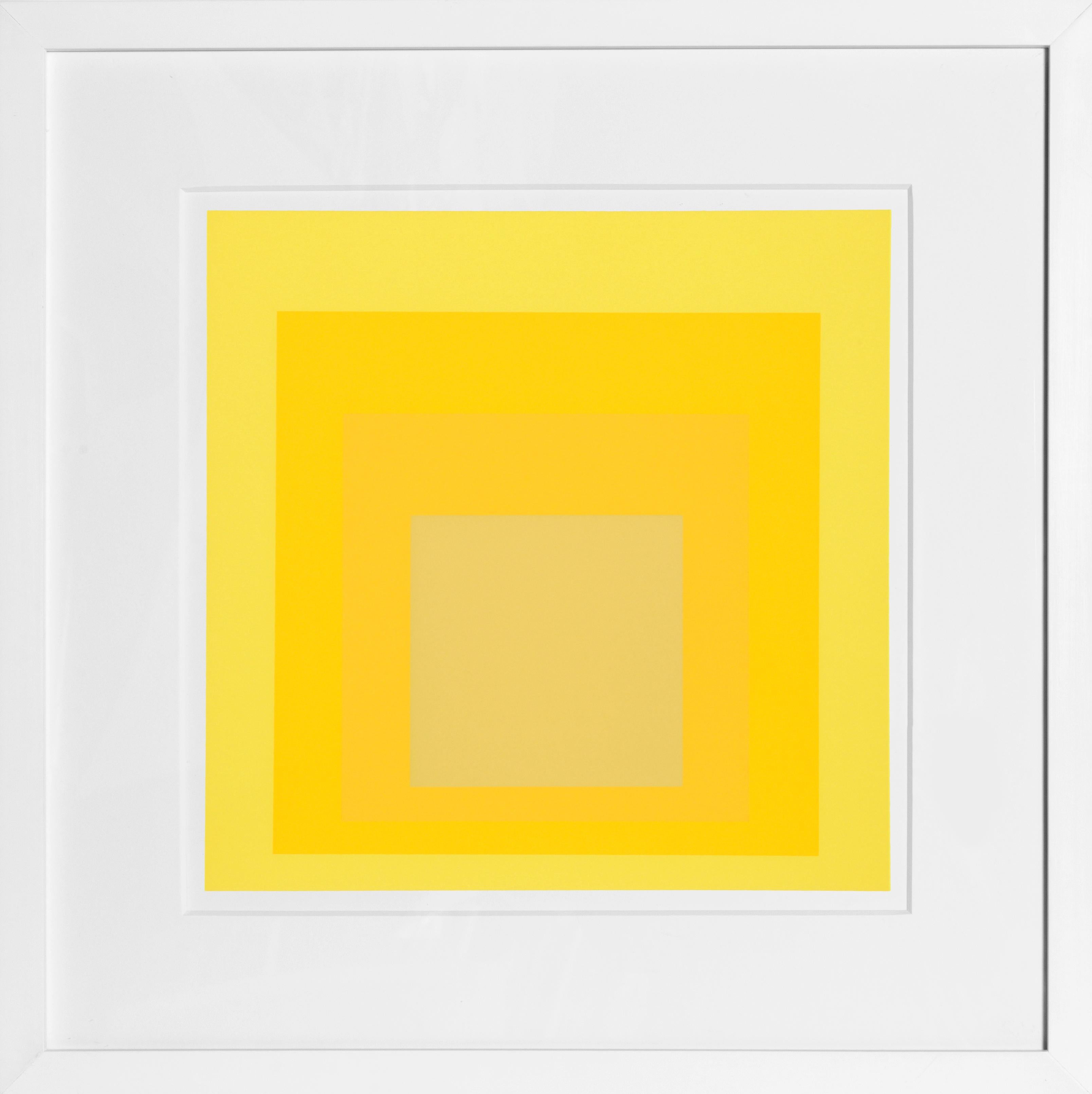 Homage to the Square - P2, F14, I2 - Geometric Screenprint by Josef Albers