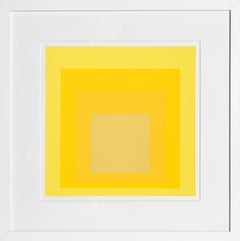 Homage to the Square - P2, F14, I2 - Geometric Screenprint by Josef Albers