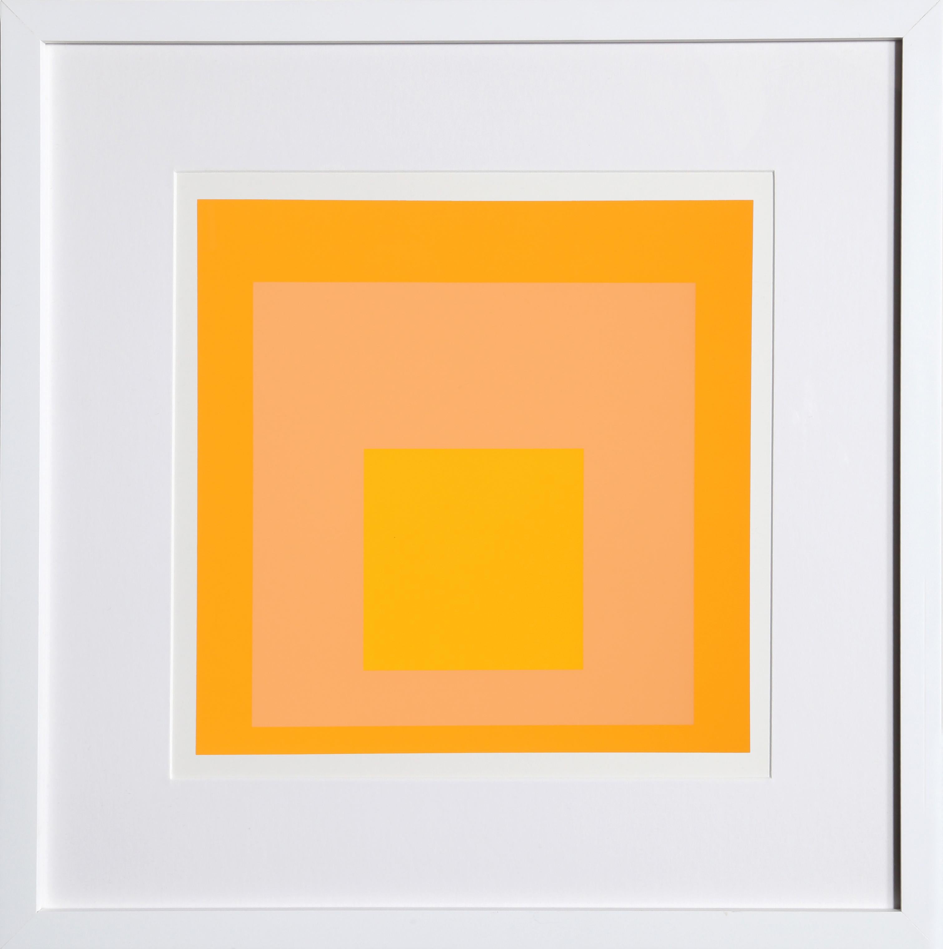 Abstract Print Josef Albers - Hommage au carré - P2, F17, I2