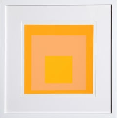 Homage to the Square - P2, F17, I2 - Geometric Screenprint by Josef Albers