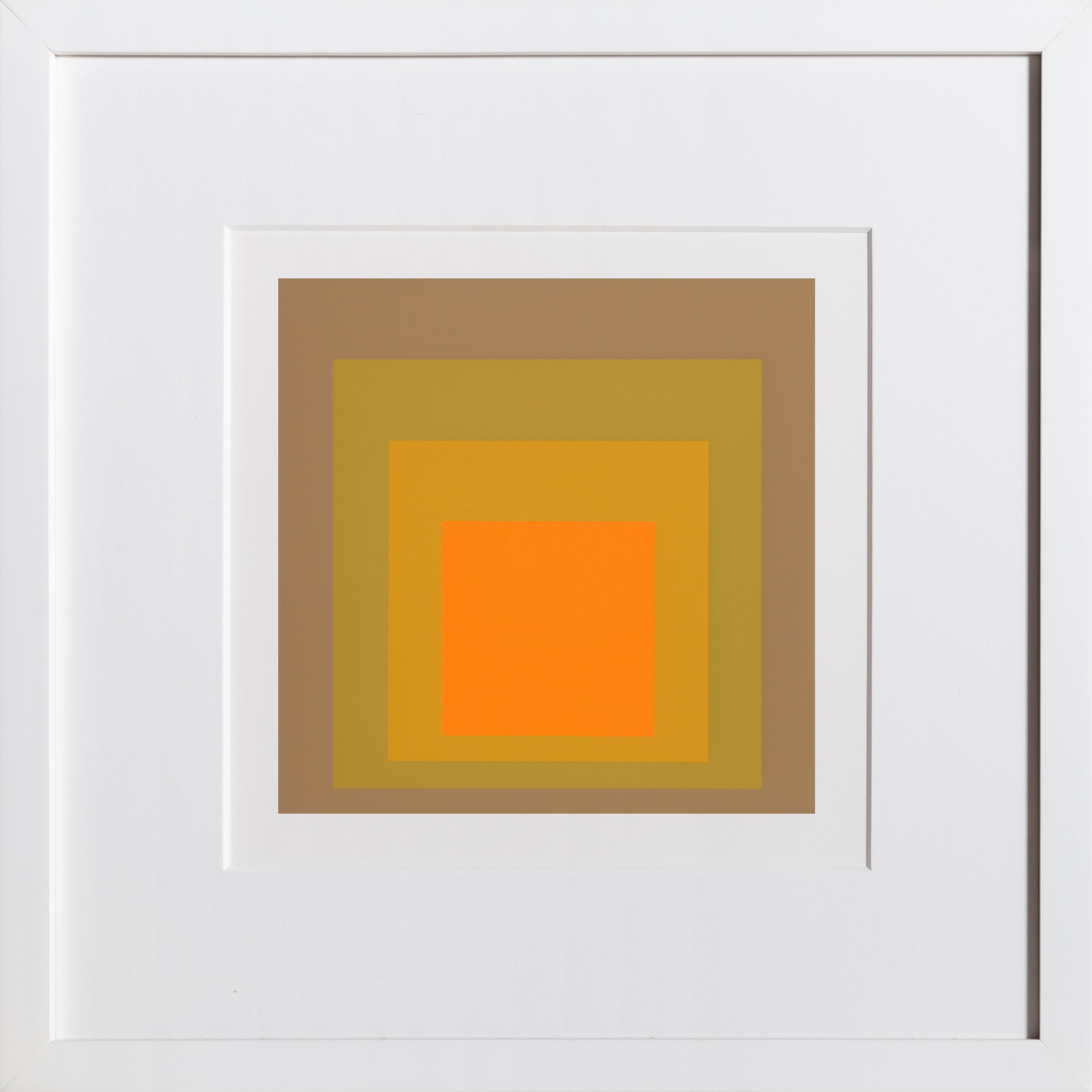 Josef Albers Abstract Print - Homage to the Square - P2, F19, I1