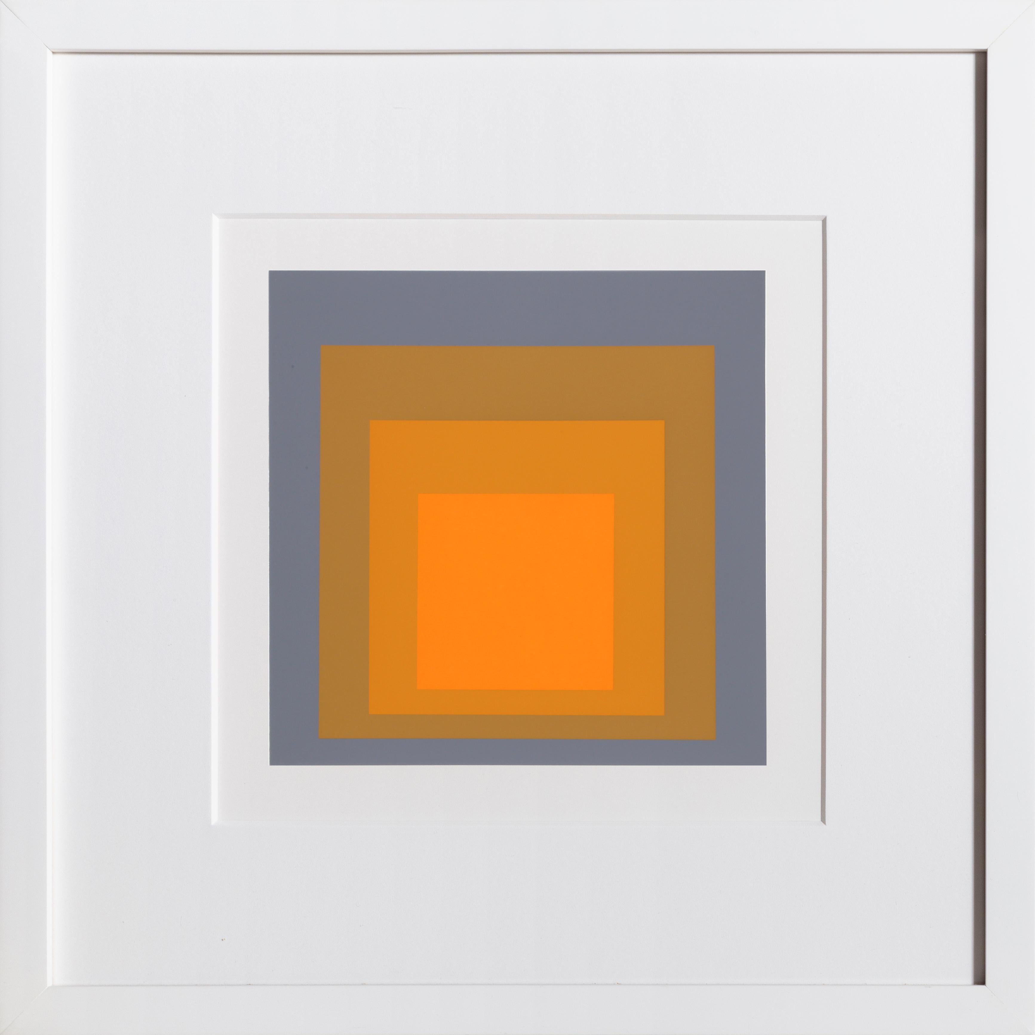 Josef Albers Abstract Print – Homage to the Square – P2, F24, I1