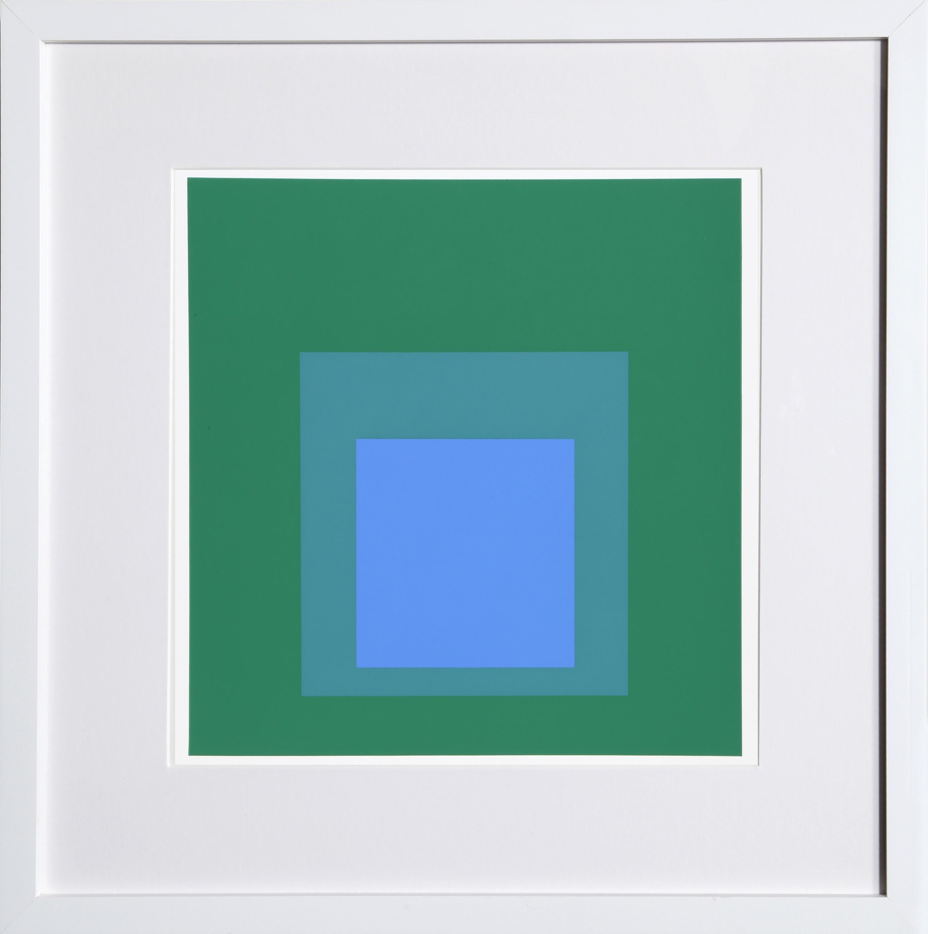 Josef Albers Abstract Print – Hommage an den Platz - P2, F32, I1