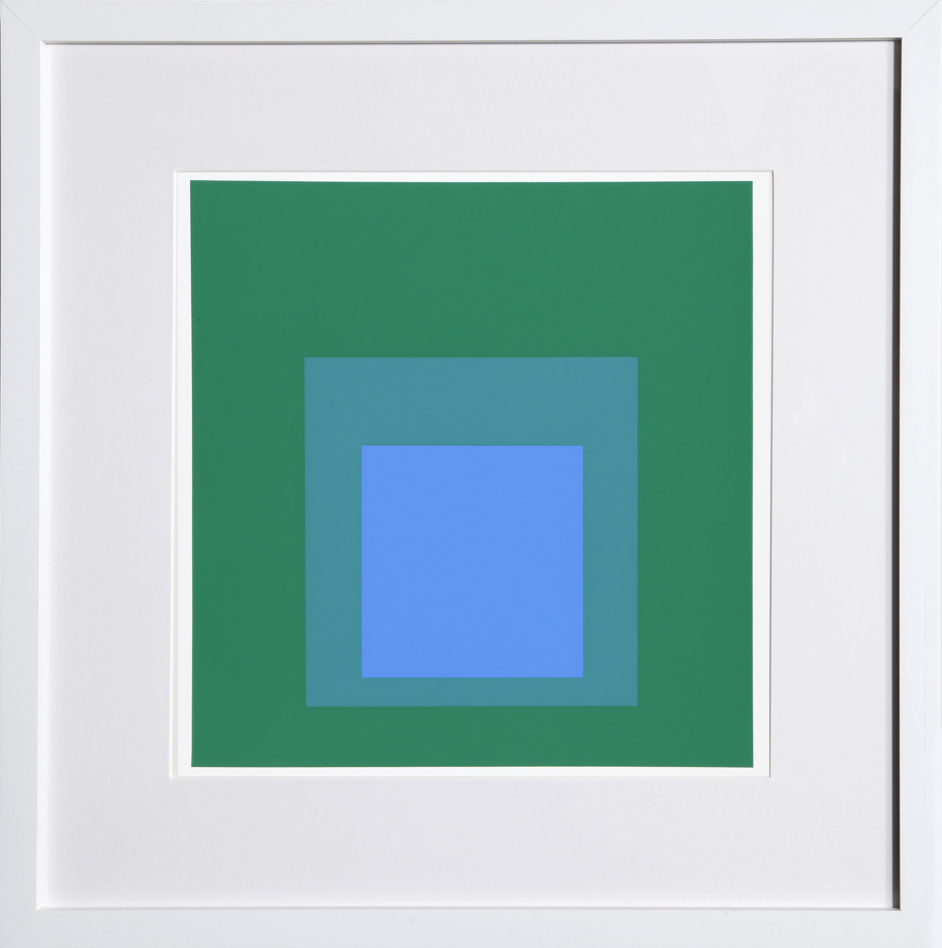 Homage to the Square - P2, F32, I1 - Geometric Screenprint by Josef Albers