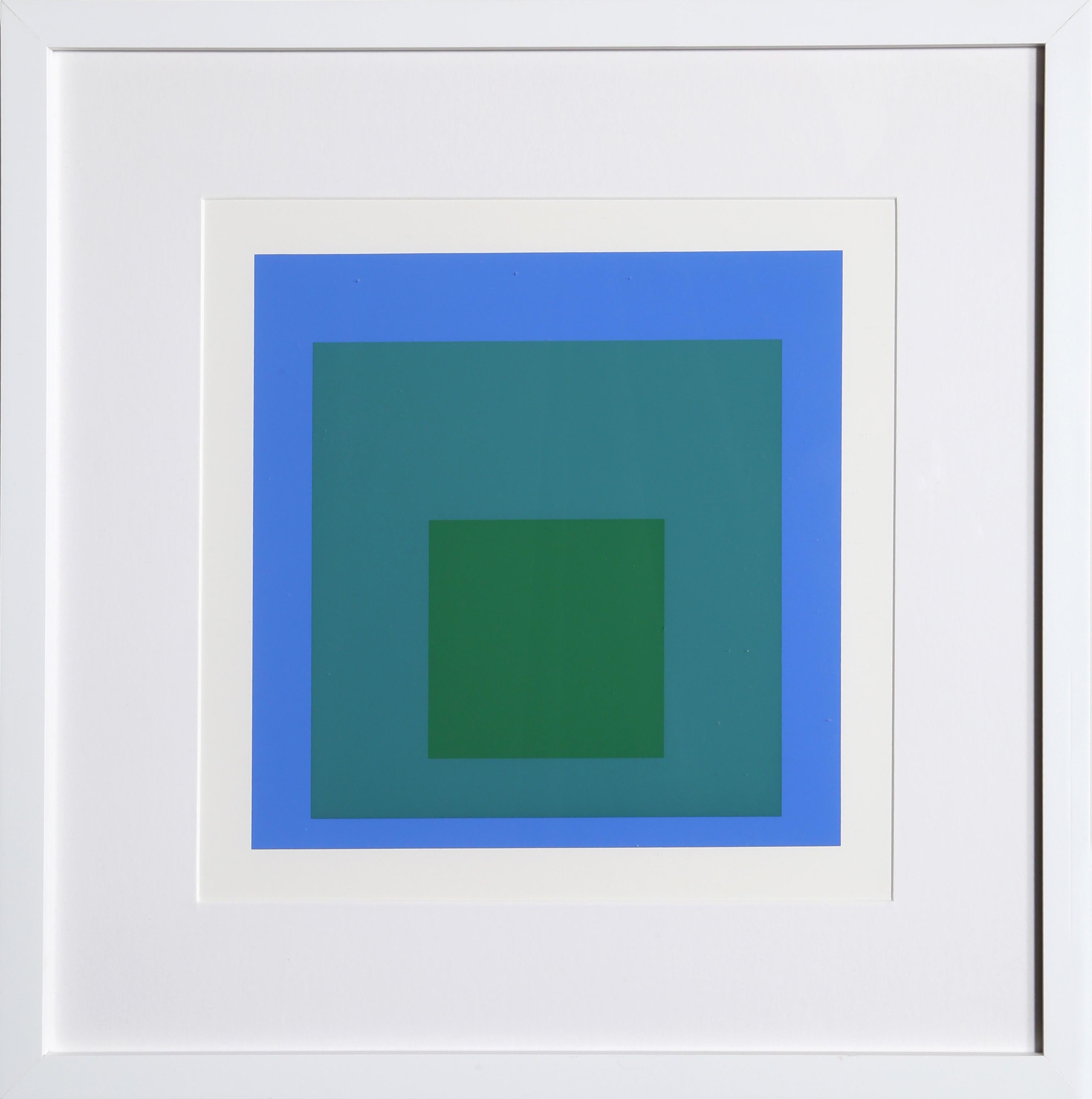 Josef Albers Abstract Print – Homage to the Square – P2, F32, I2