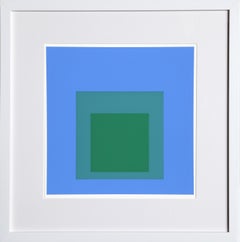 Homage to the Square, P2, F33, I1 - Geometric Screenprint by Josef Albers
