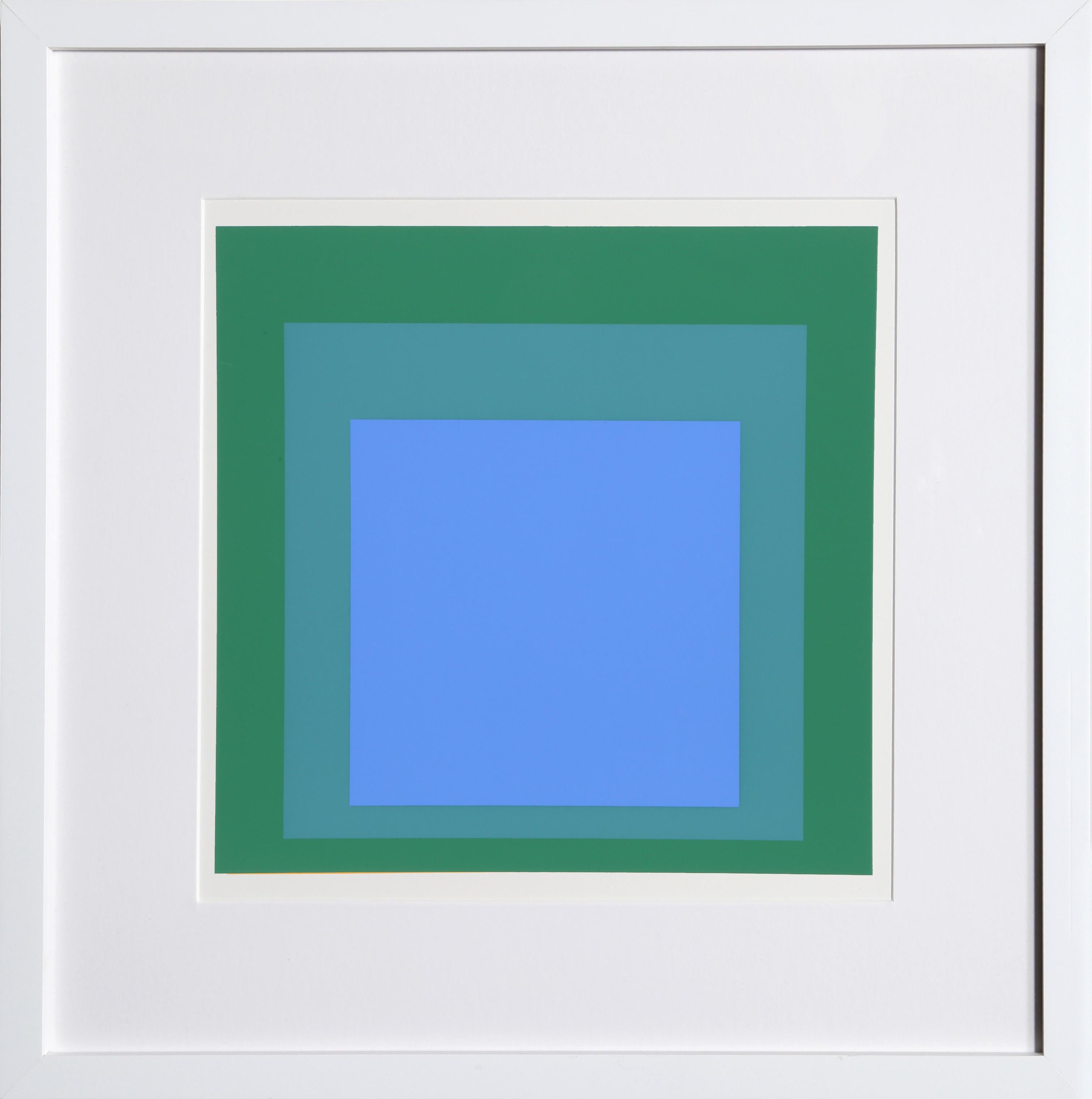 Homage to the Square, P2, F33, I2 - Geometric Screenprint by Josef Albers