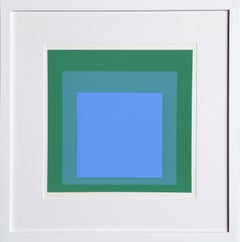 Homage to the Square, P2, F33, I2 - Geometric Screenprint by Josef Albers
