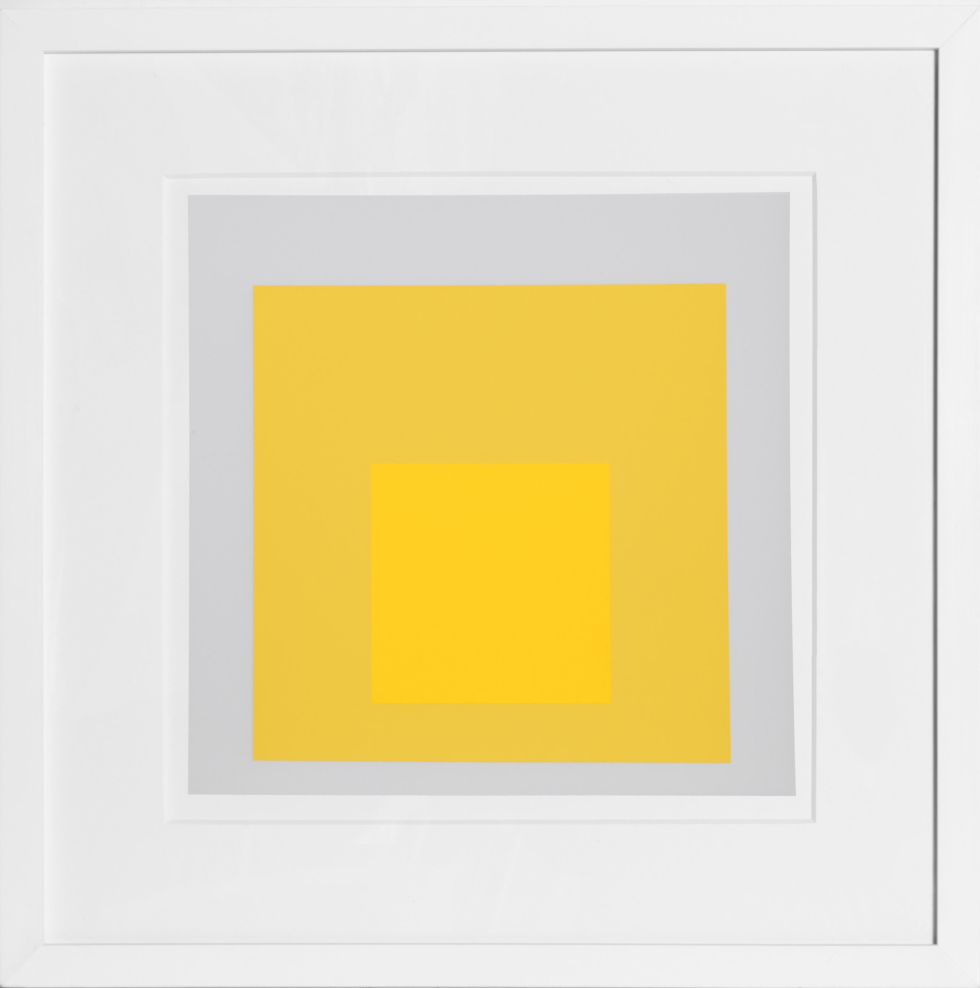Homage to the Square - P2, F4, I2 - Geometric Screenprint by Josef Albers