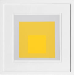 Homage to the Square - P2, F4, I2 - Geometric Screenprint by Josef Albers