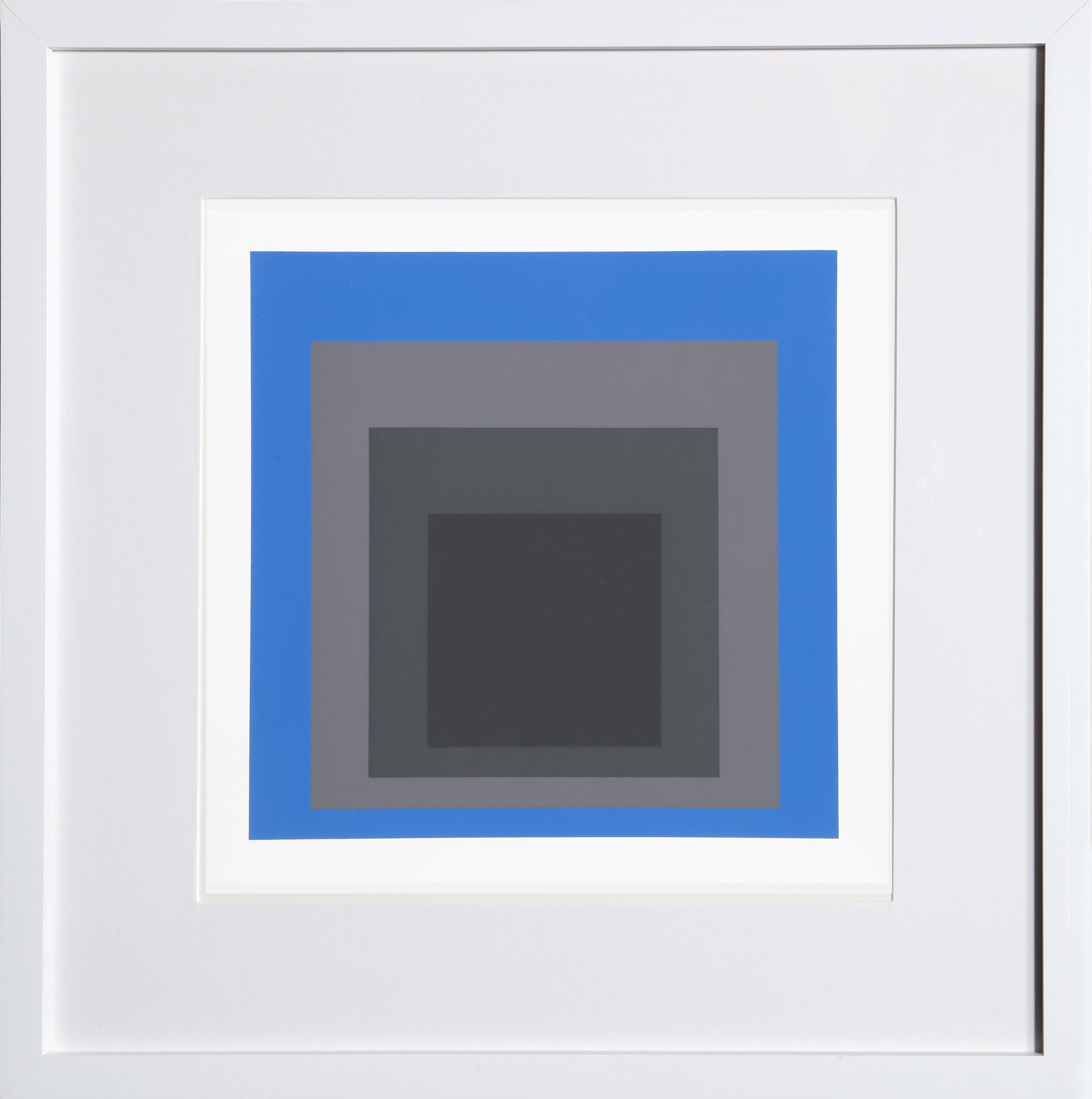 Homenaje al cuadrado - P2, F8, I1 - Serigrafía geométrica de Josef Albers