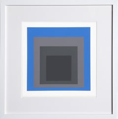 Homage to the Square - P2, F8, I1 - Geometric Screenprint by Josef Albers