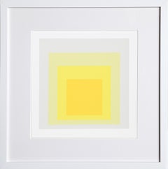 Homage to the Square, P2, F8, I2, sérigraphie géométrique de Josef Albers