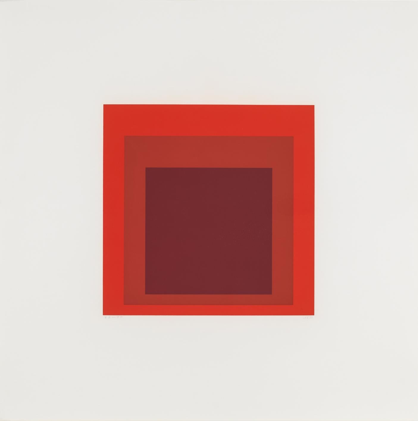 Josef Albers Abstract Print - I-S JP