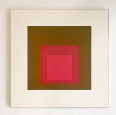 I-S LXXI b, 1971 Screenprint by Josef Albers, Abstract Art, Minimalism
