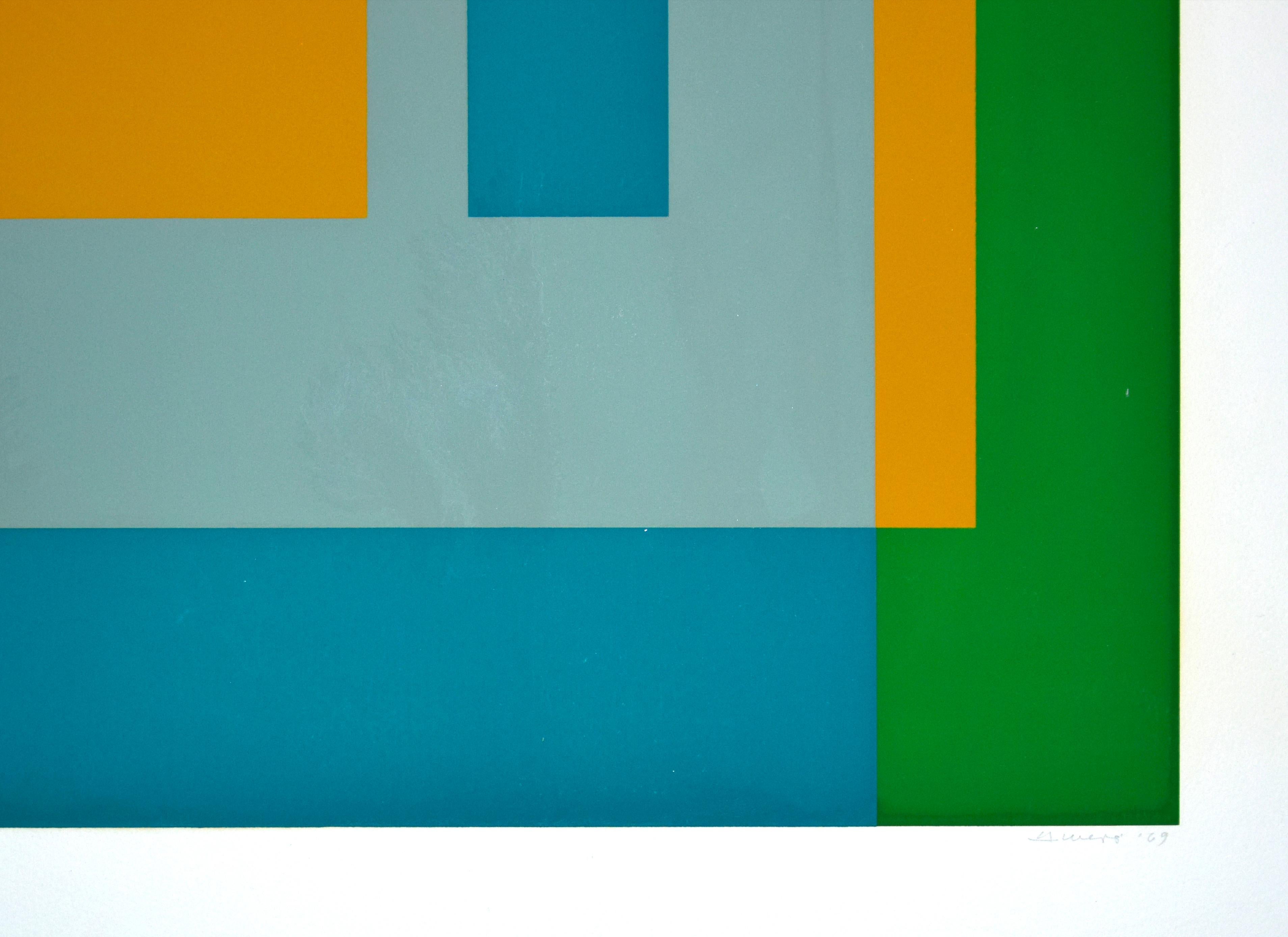 I - S va I - Original Silkscreen by Josef Albers - 1969 1