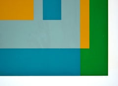 I - S va I - Original Silkscreen by Josef Albers - 1969