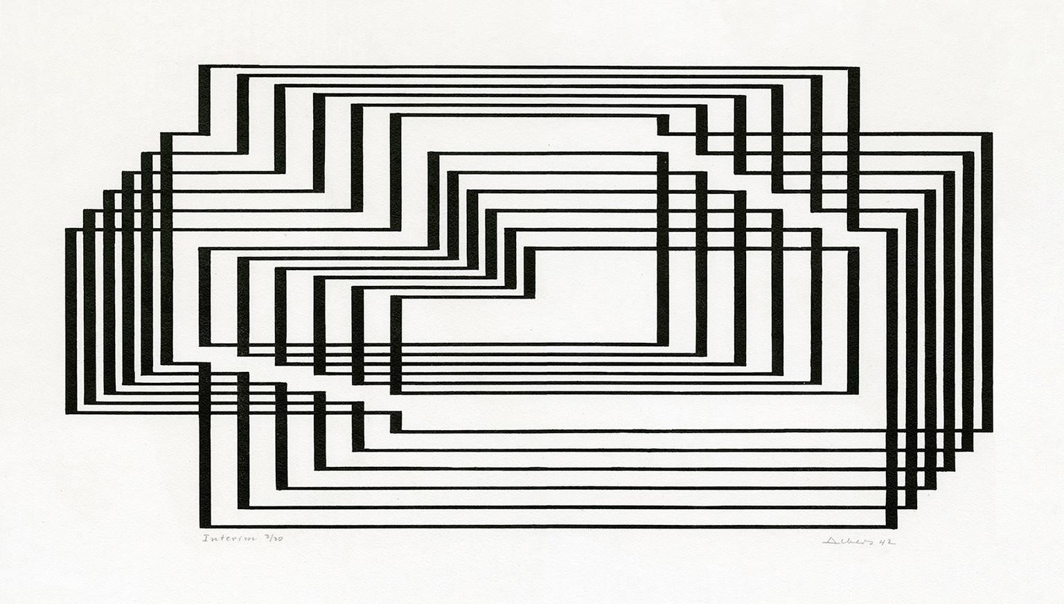 Kunstkarte Josef Albers Kinetic 